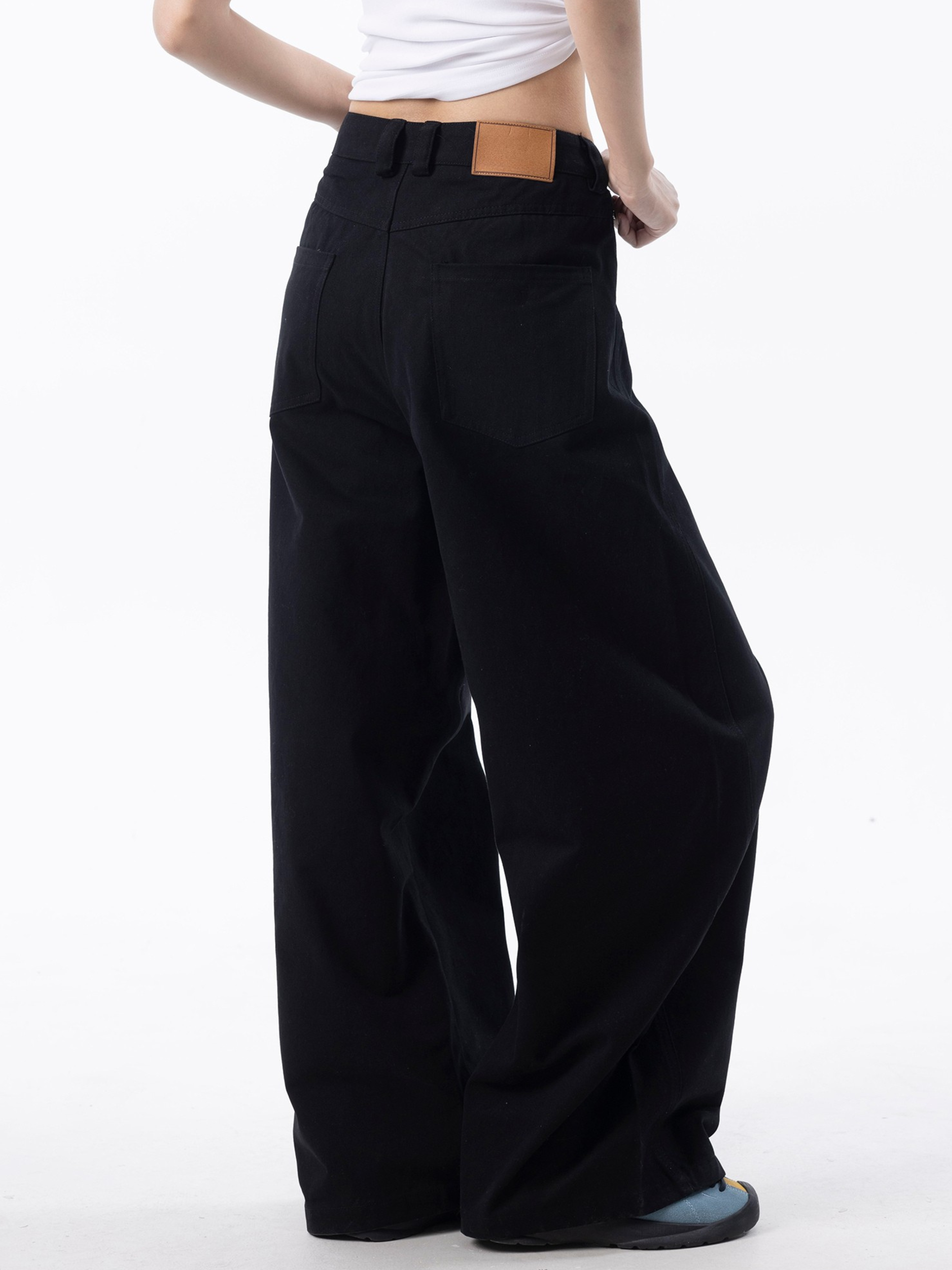 Horizontrail - Unisex Pure Cotton Relaxed Straight Blade-Cut Pants