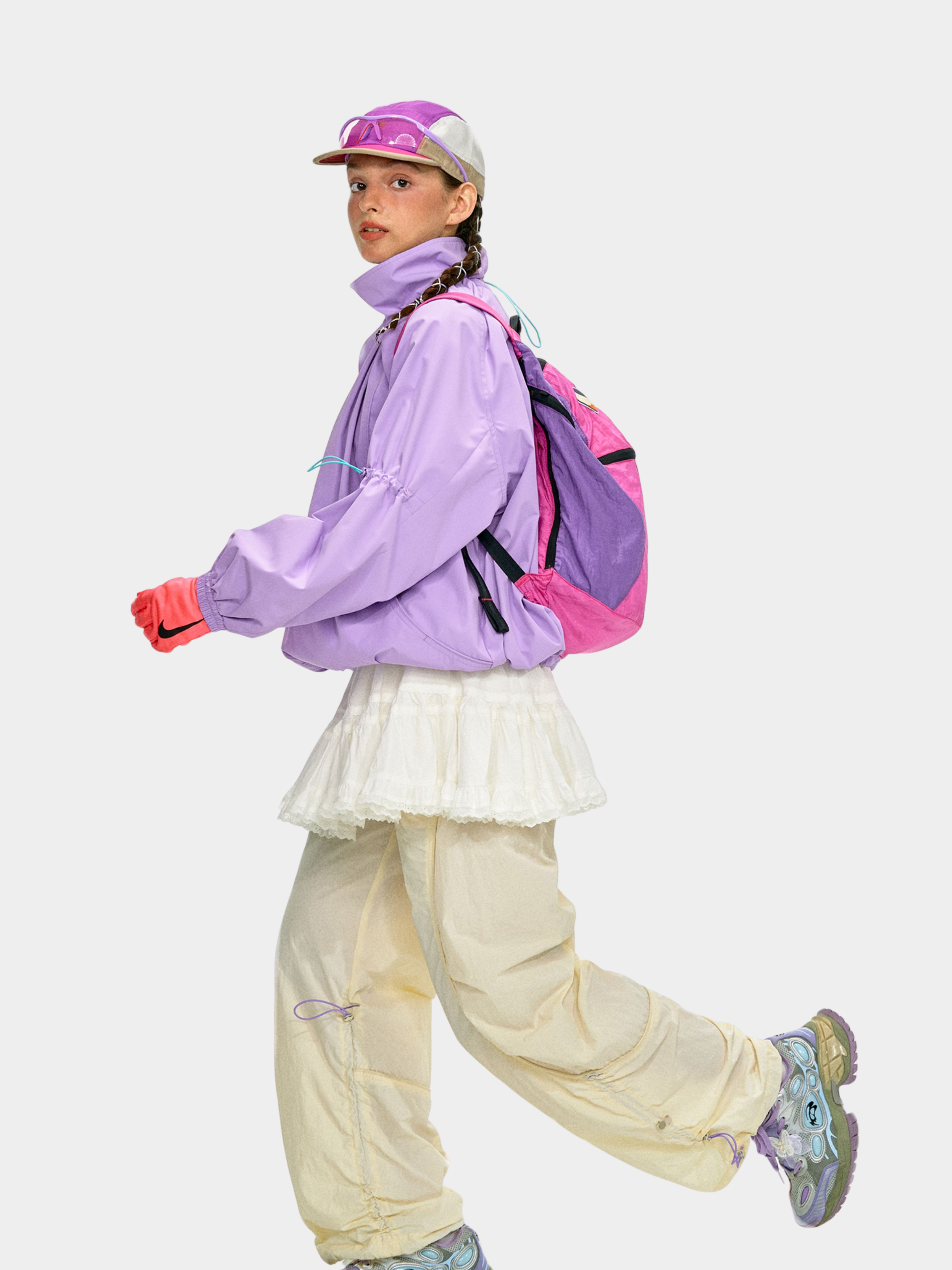 ShadowMode - Women's C6 Water-Repellent Bubble Collar Ruched Jacket