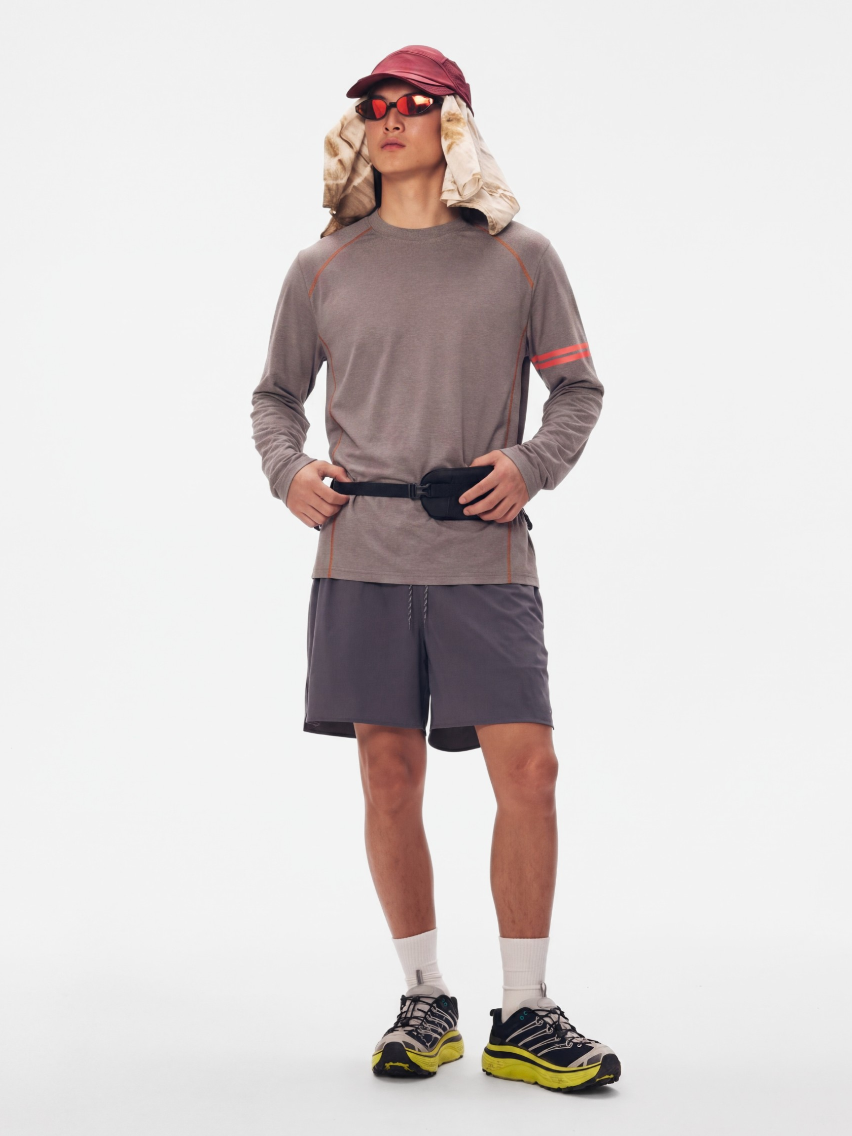 QuietMove - Unisex Crew Neck Long Sleeve Athletic T-Shirt