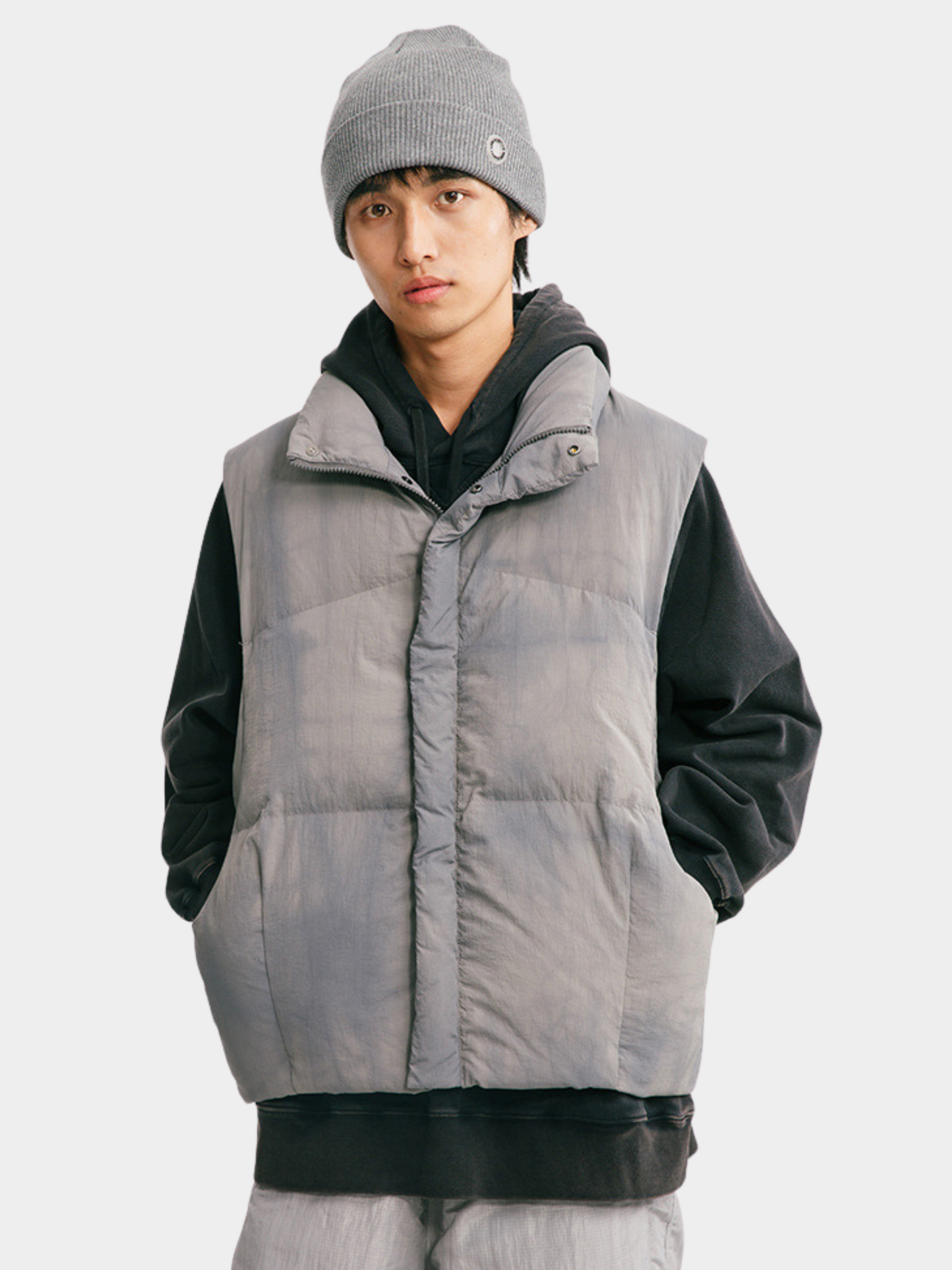BluffTop - Unisex 90% White Duck Down Hand-Dyed Waterproof Down Vest GONGGAR SPORTS