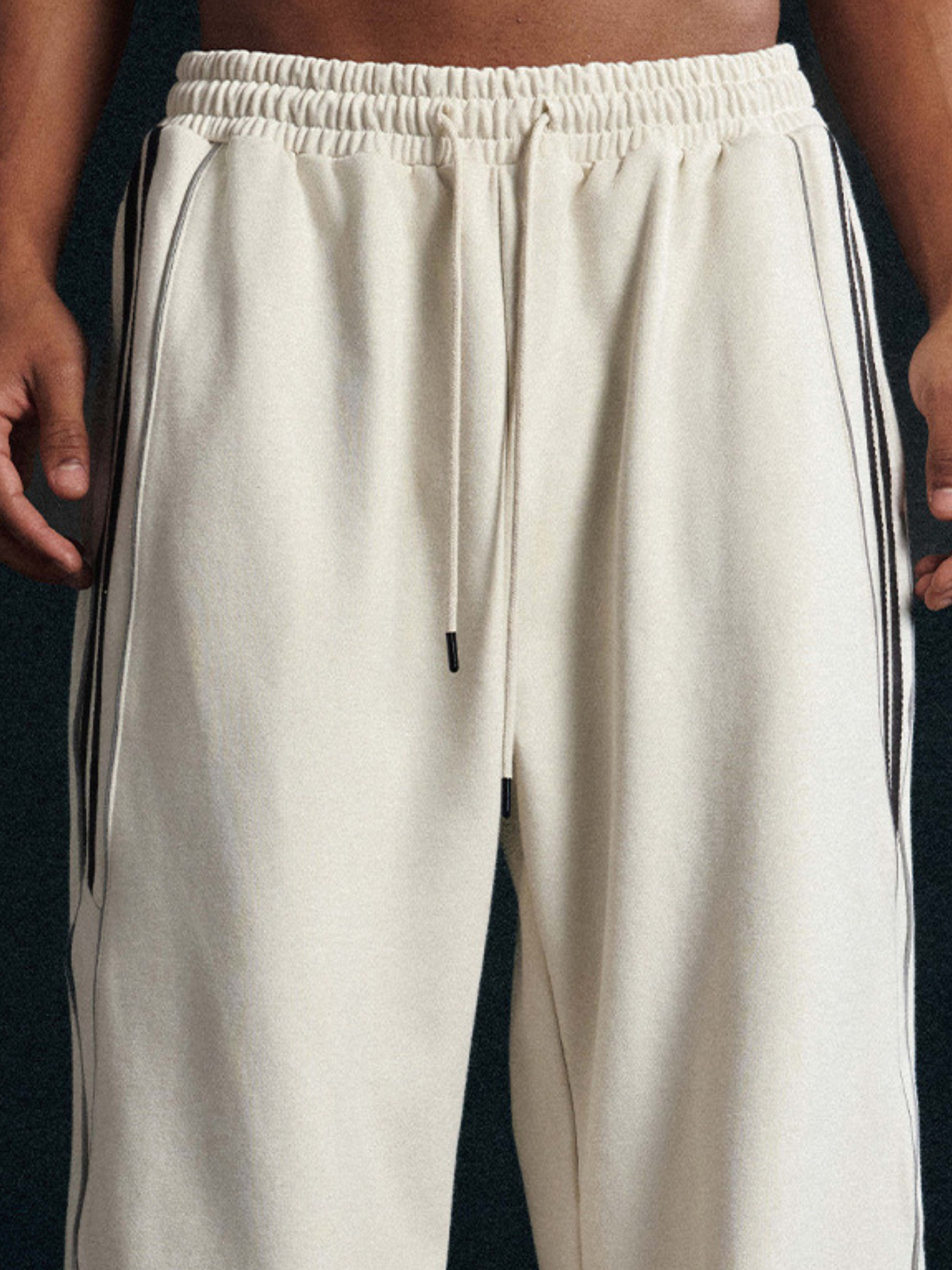 Thunderclaw - Reflective Stripe Straight-Leg Jogger Pants