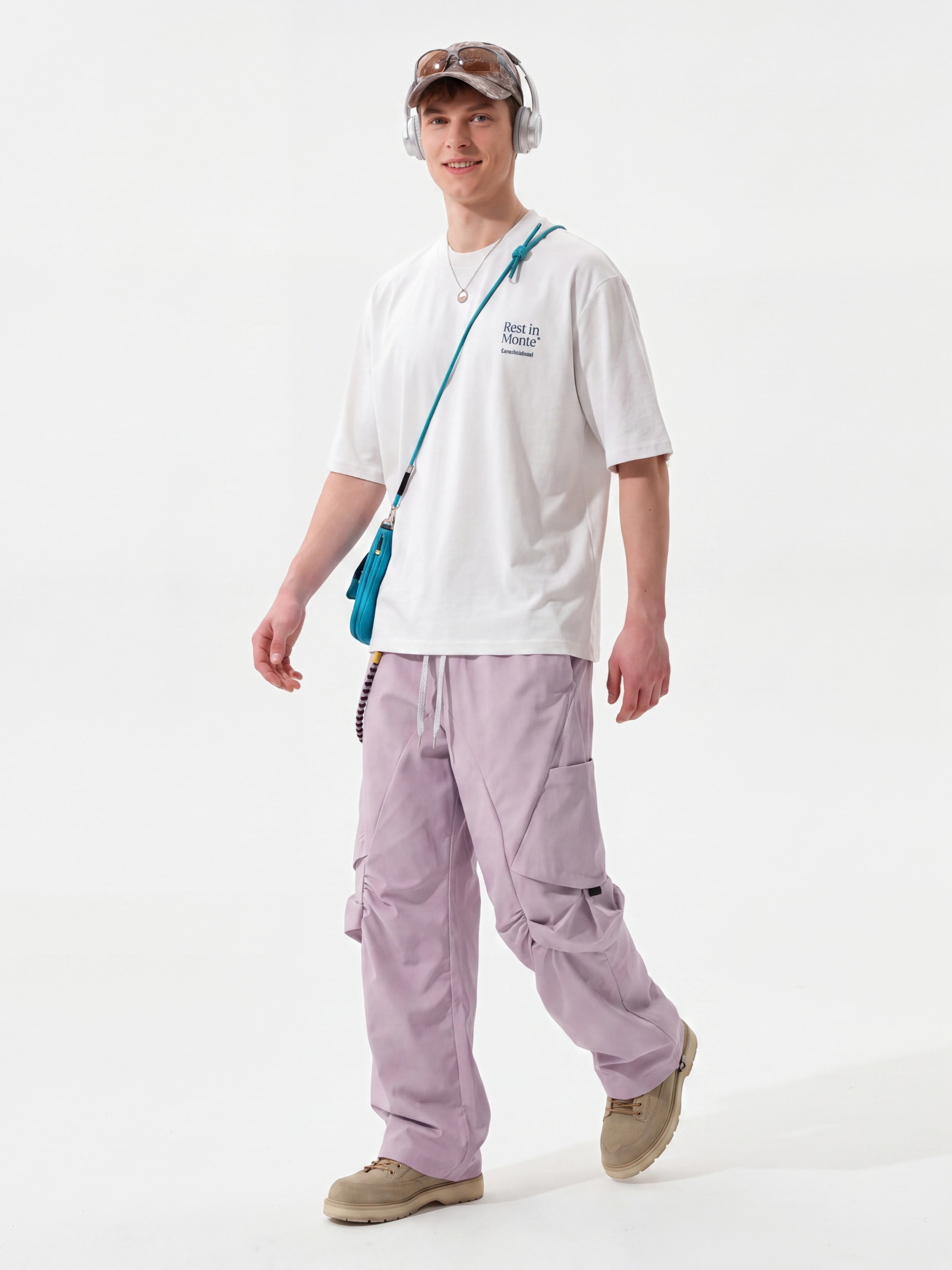 FoldDrift - Unisex Water-Repellent Lightweight Utility Parachute Pants