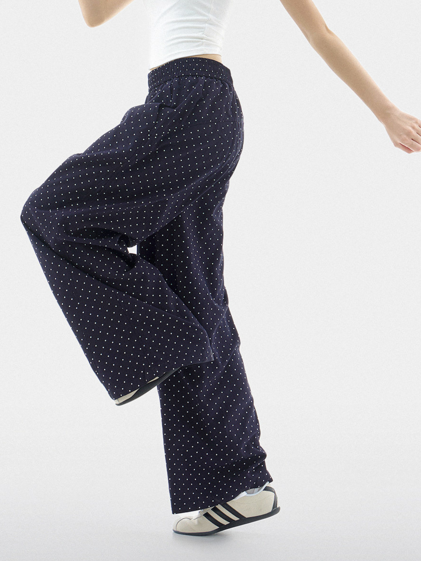 TwilightFit - Women's Polka Dot Lightweight & Breathable Athletic Pants