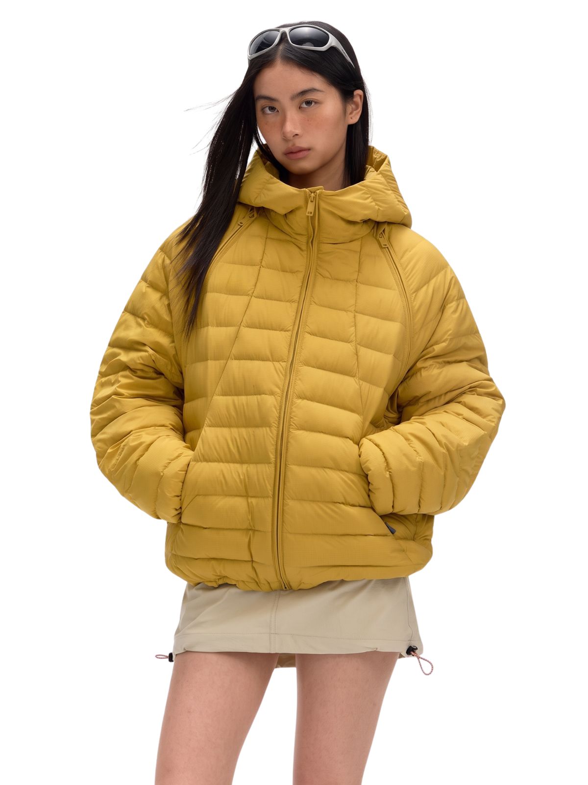 Icefault - Unisex 90% White Duck Down Detachable Vest Down Jacket