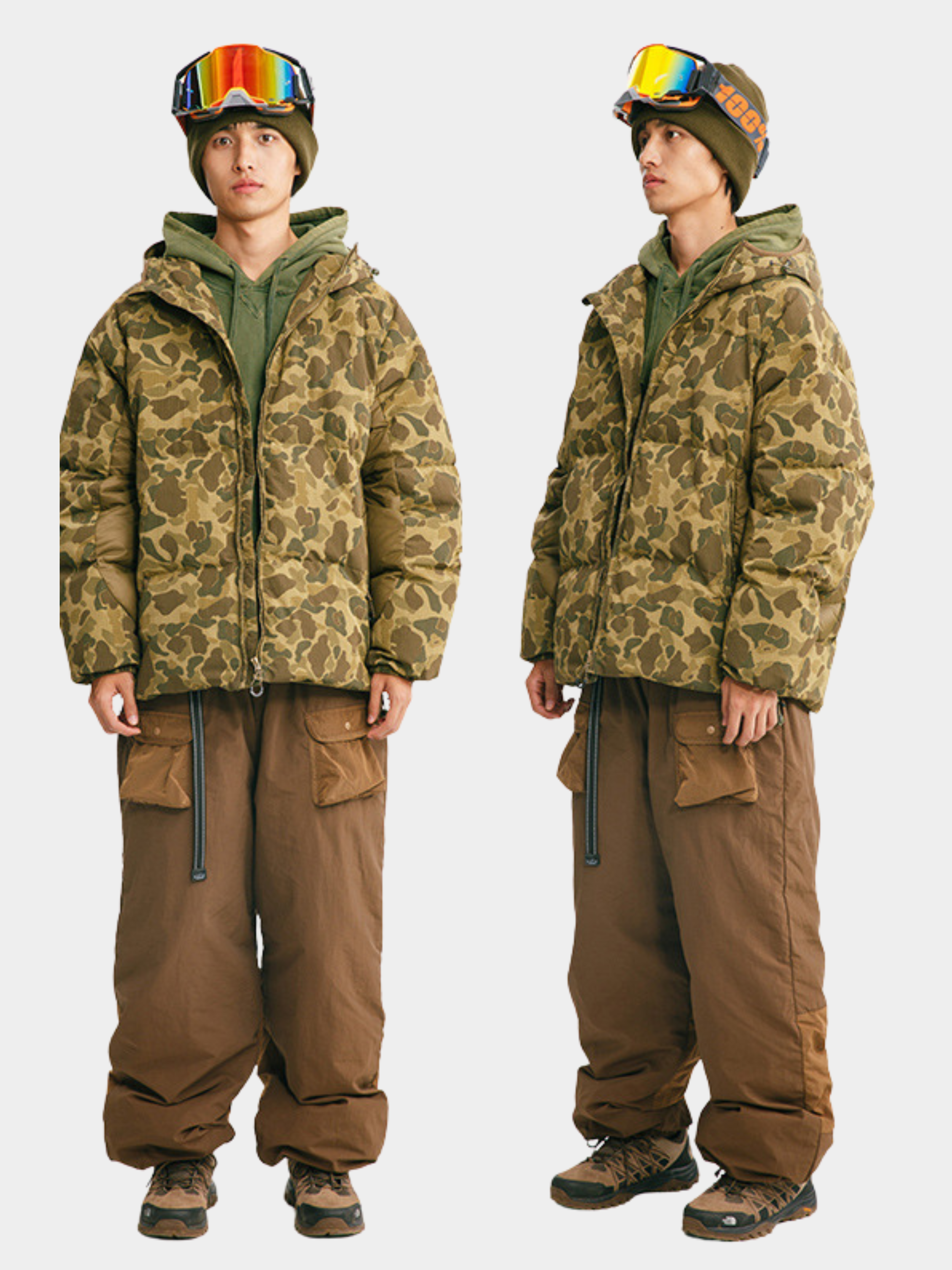 CanyonDeck -  Unisex 90% Duck Down Triple Protection Tactical Camouflage Jacket GONGGAR SPORTS