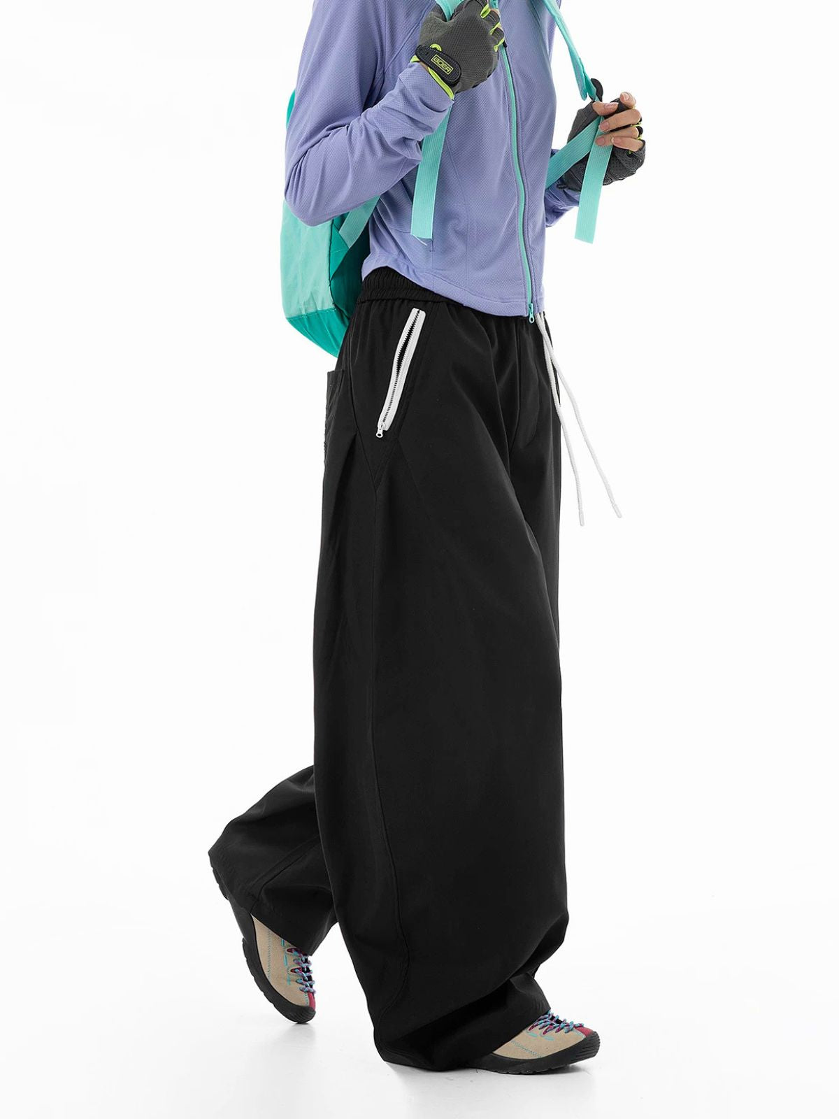 Tidewalk - Relaxed Lightweight Nylon Curved-Leg Lantern Pants