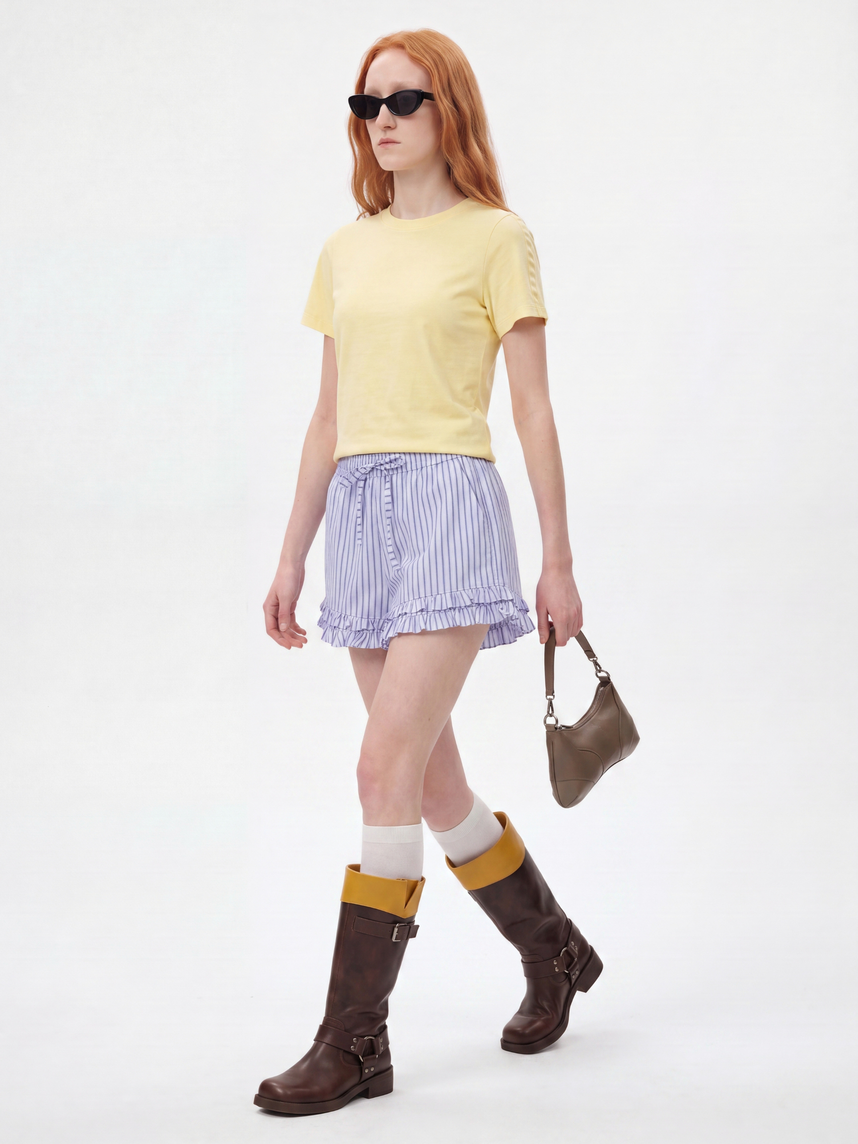 Bubble - Women's Contrast Stripe Drawstring Shorts