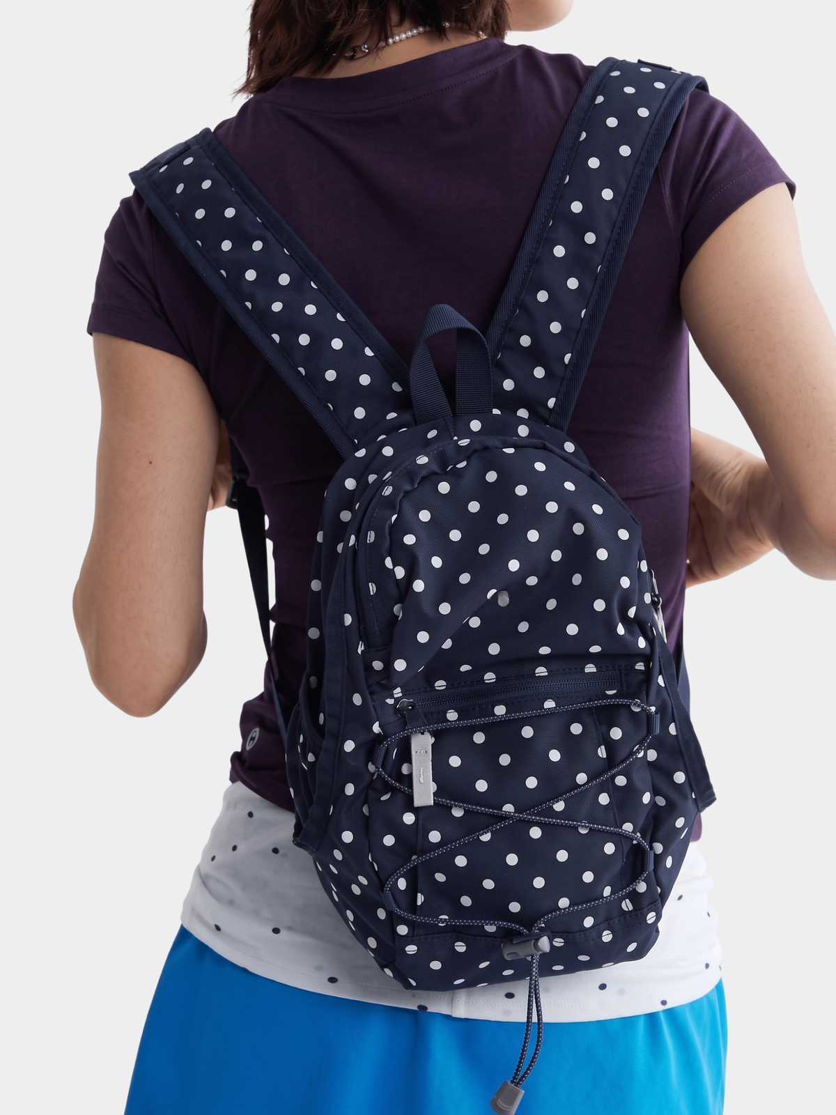 Glowline - Polka Dot Multi-Pocket Storage Backpack