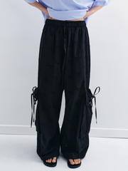 WolfLine - Women's Embroidered Cutout Breathable Cargo Pants