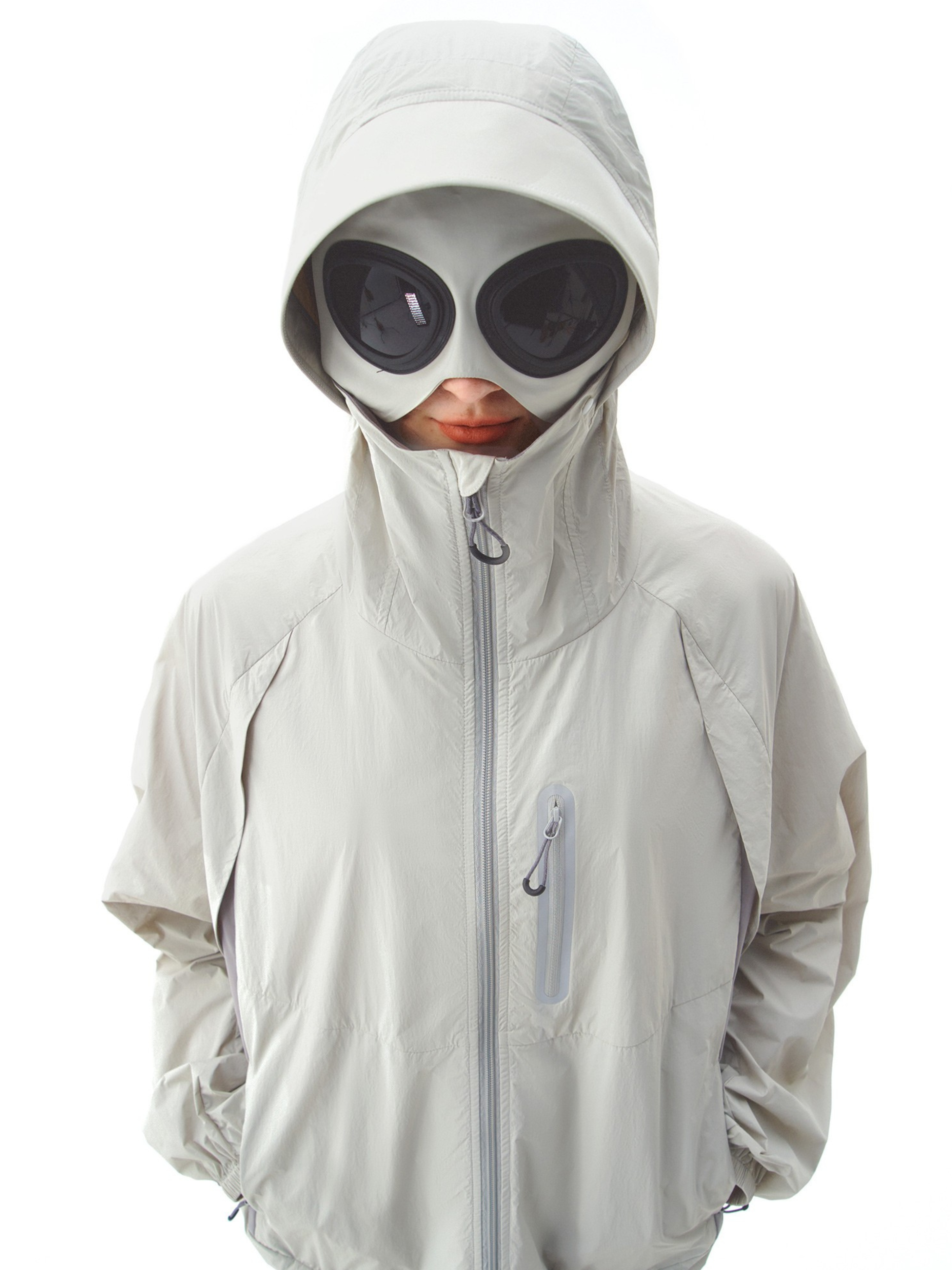 CampCoat - Unisex UPF 100+ Detachable Goggle Face-Shield Sun Jacket
