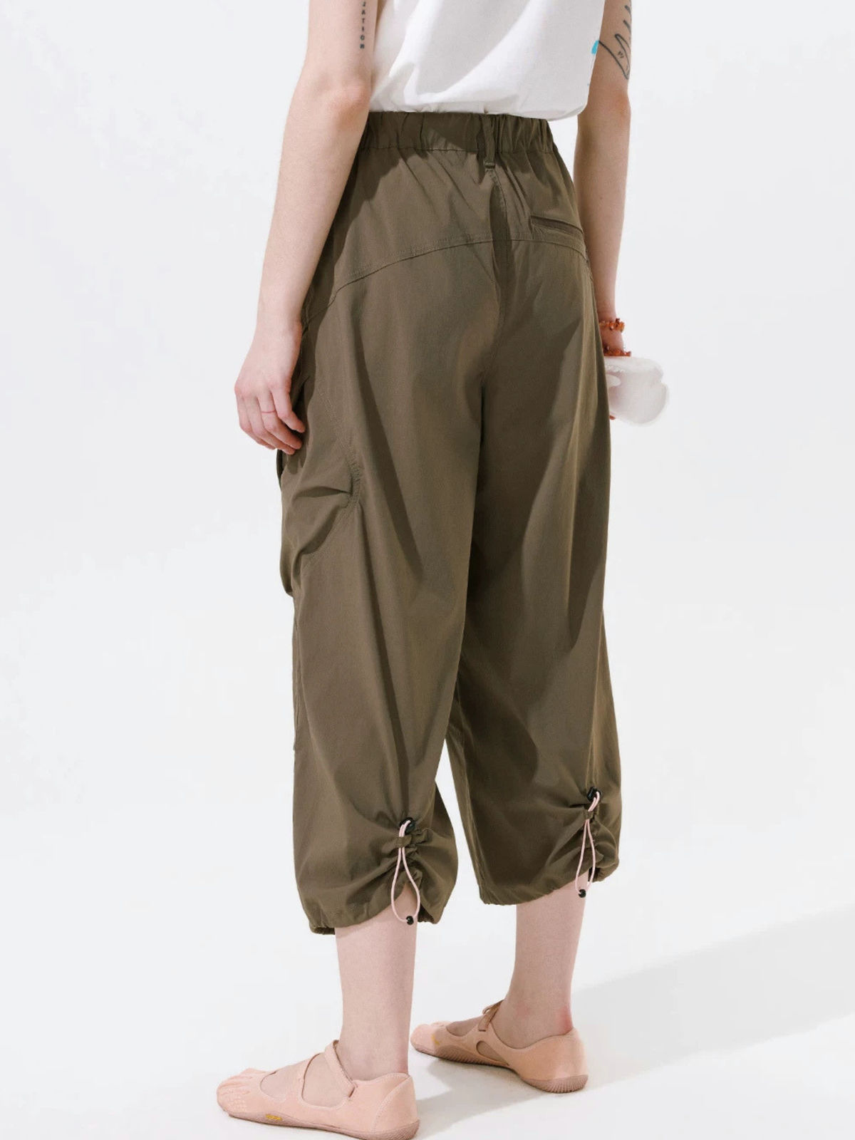 FoldDraw - Unisex Quick-Dry Adjustable Pleated Lightweight Cropped Pants