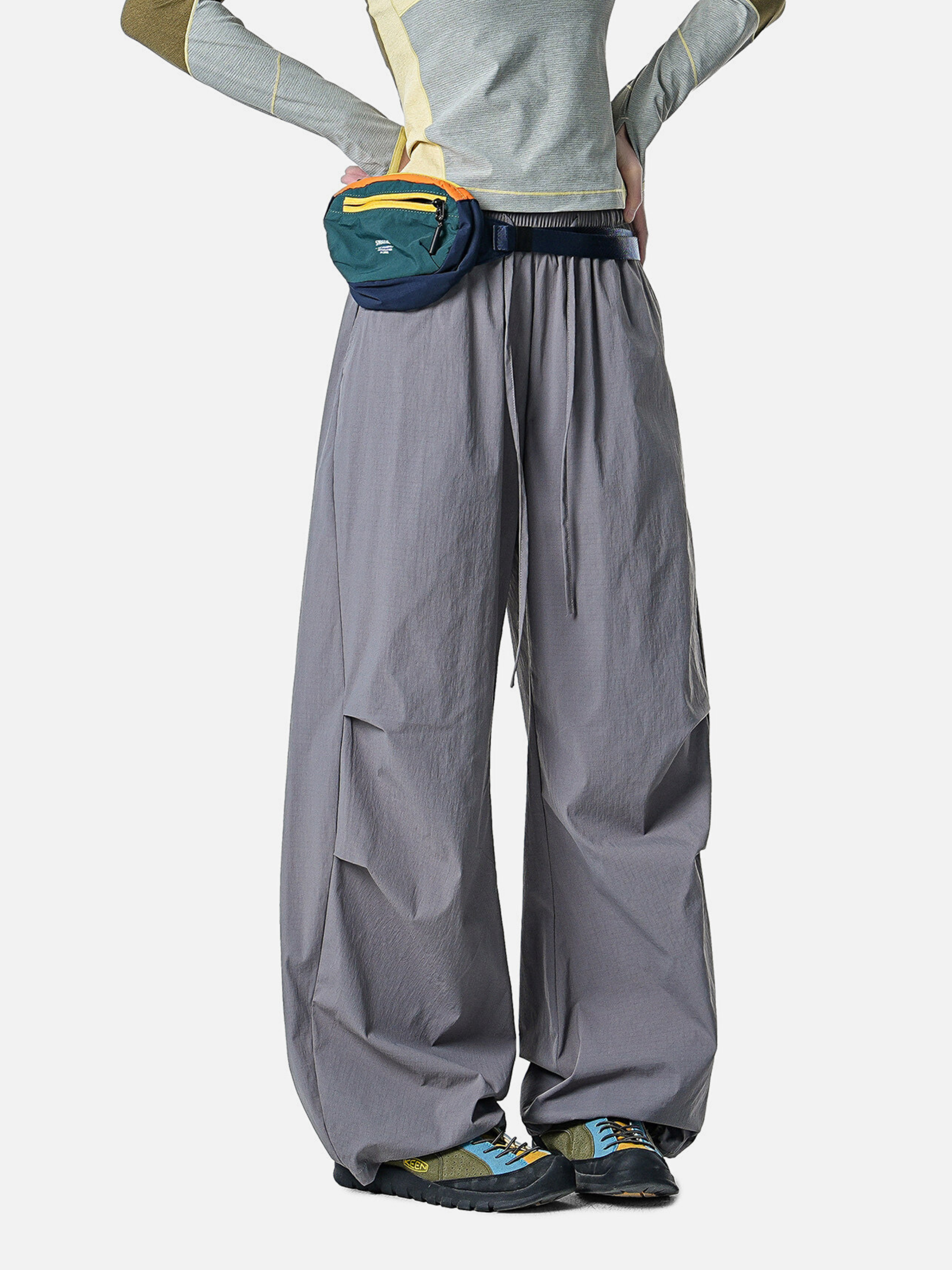 Hawkpeak - Unisex Water-Repellent Lightweight Wide-Leg Paratrooper Pants