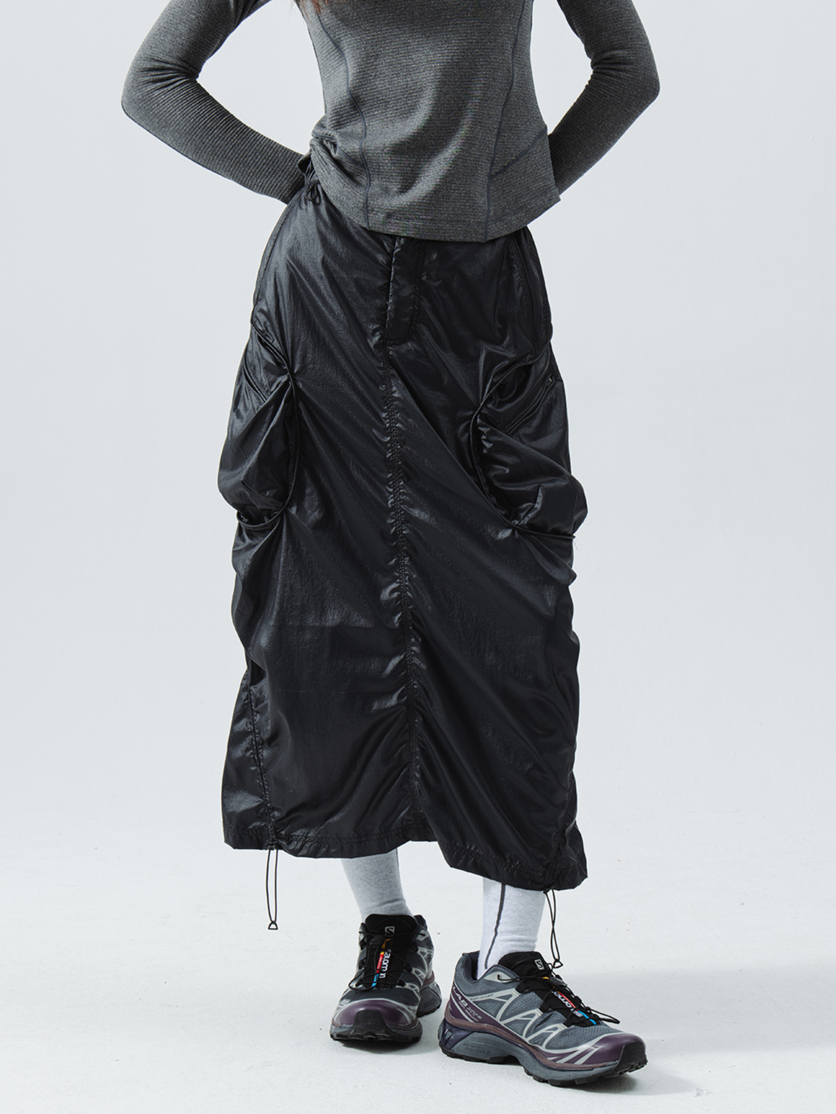 ThornBoard - Women's Metallic Water-Repellent Nylon Utility Skirt