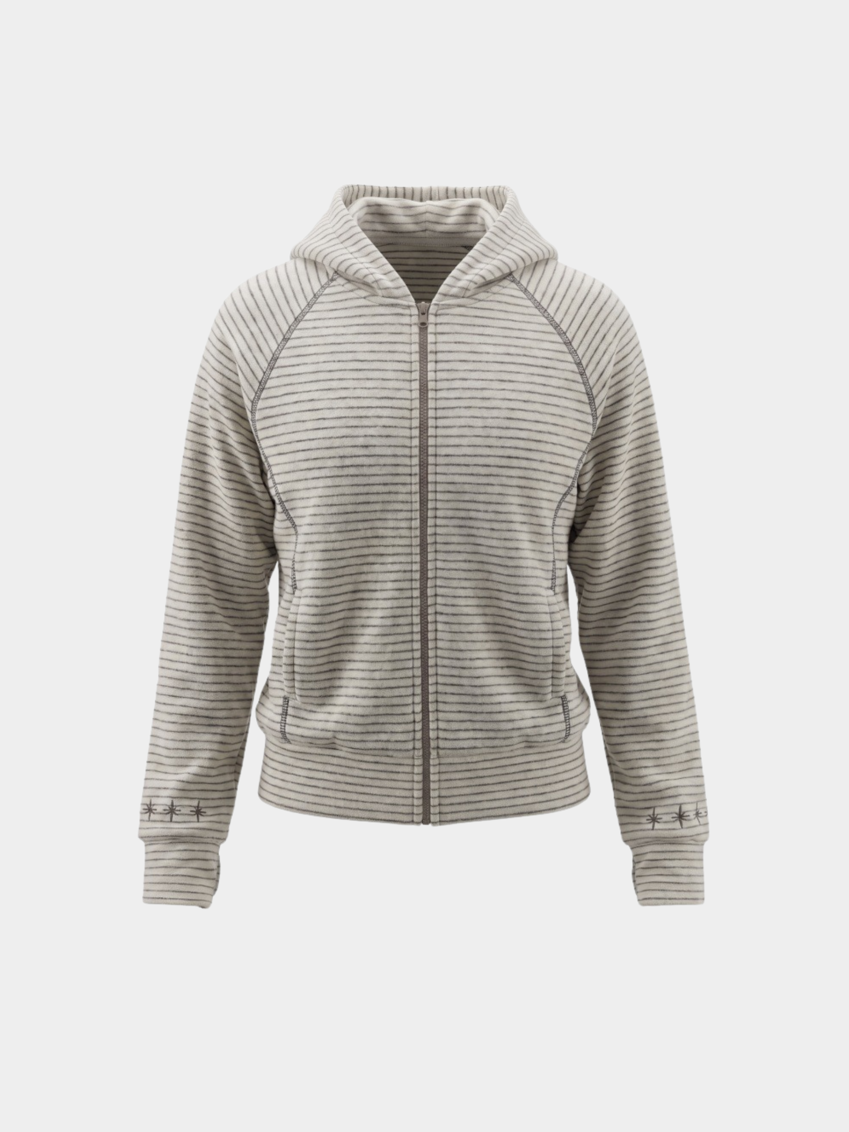 HushLine - Women's Striped Soft Zip-Up Jacket