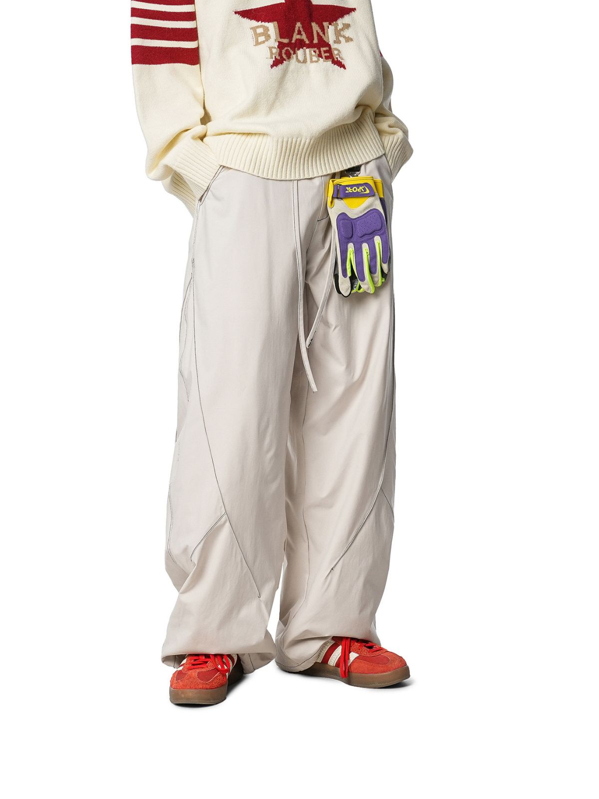 Cragstep - 90% Duck Down Deconstructed Straight-Leg Puffer Pants