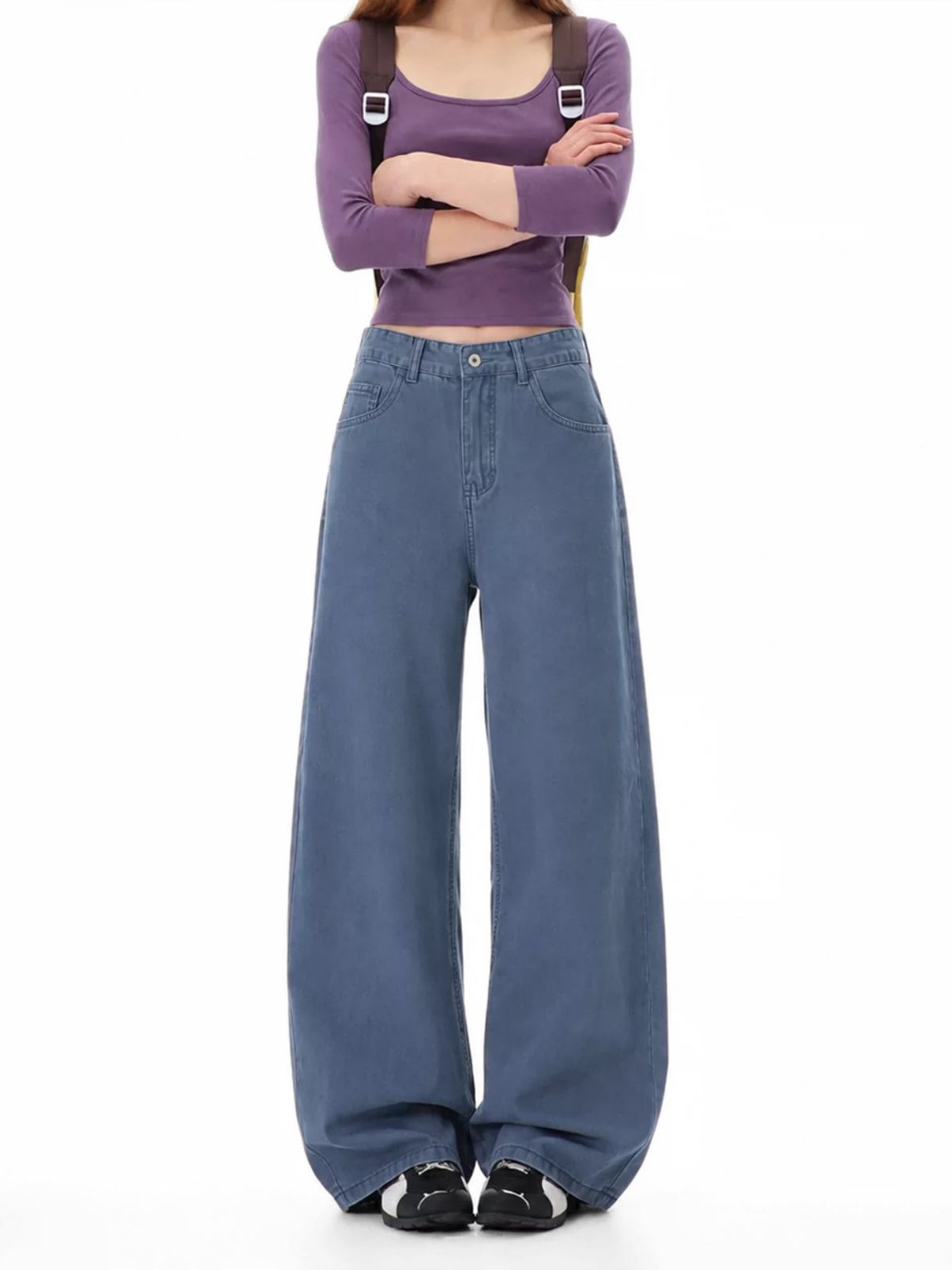 Gloomstep - Women's Abrasion-Resistant Wide-Leg Cargo Pants
