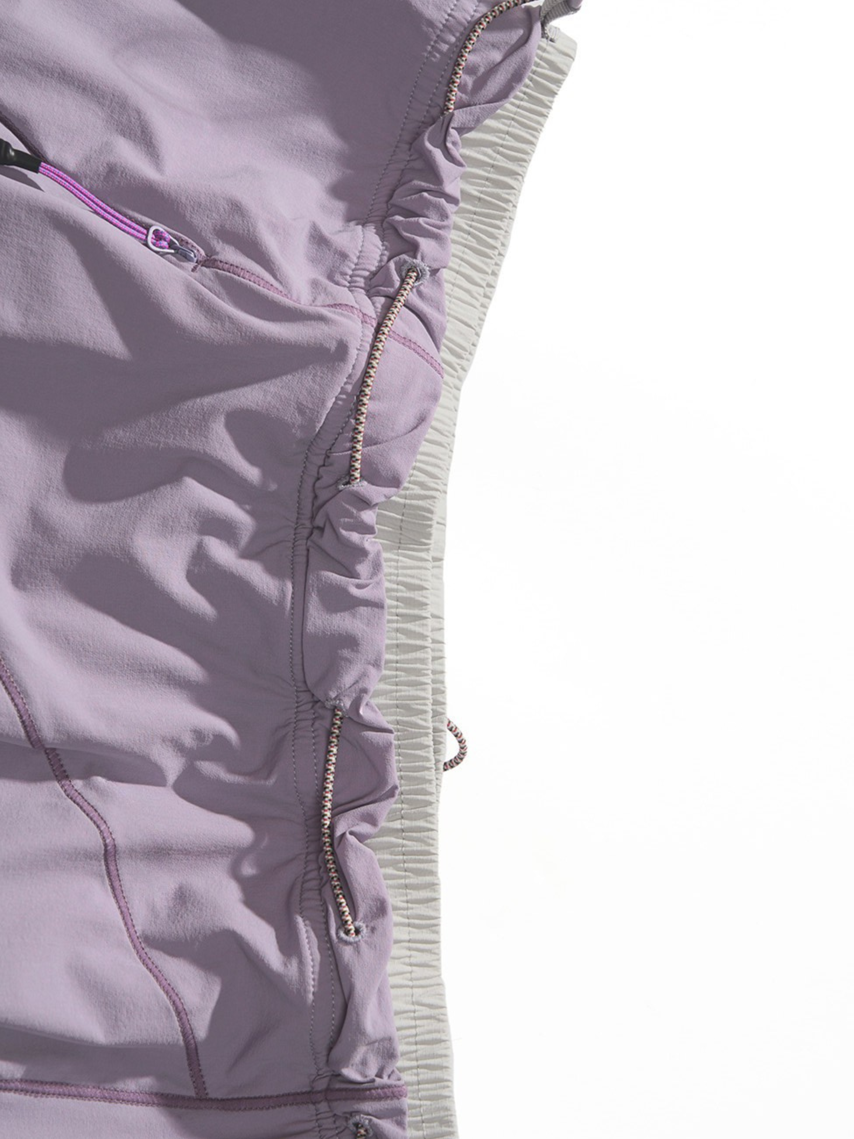 Dunewake - Women's Panelled Drawstring Waist Midi Skirt