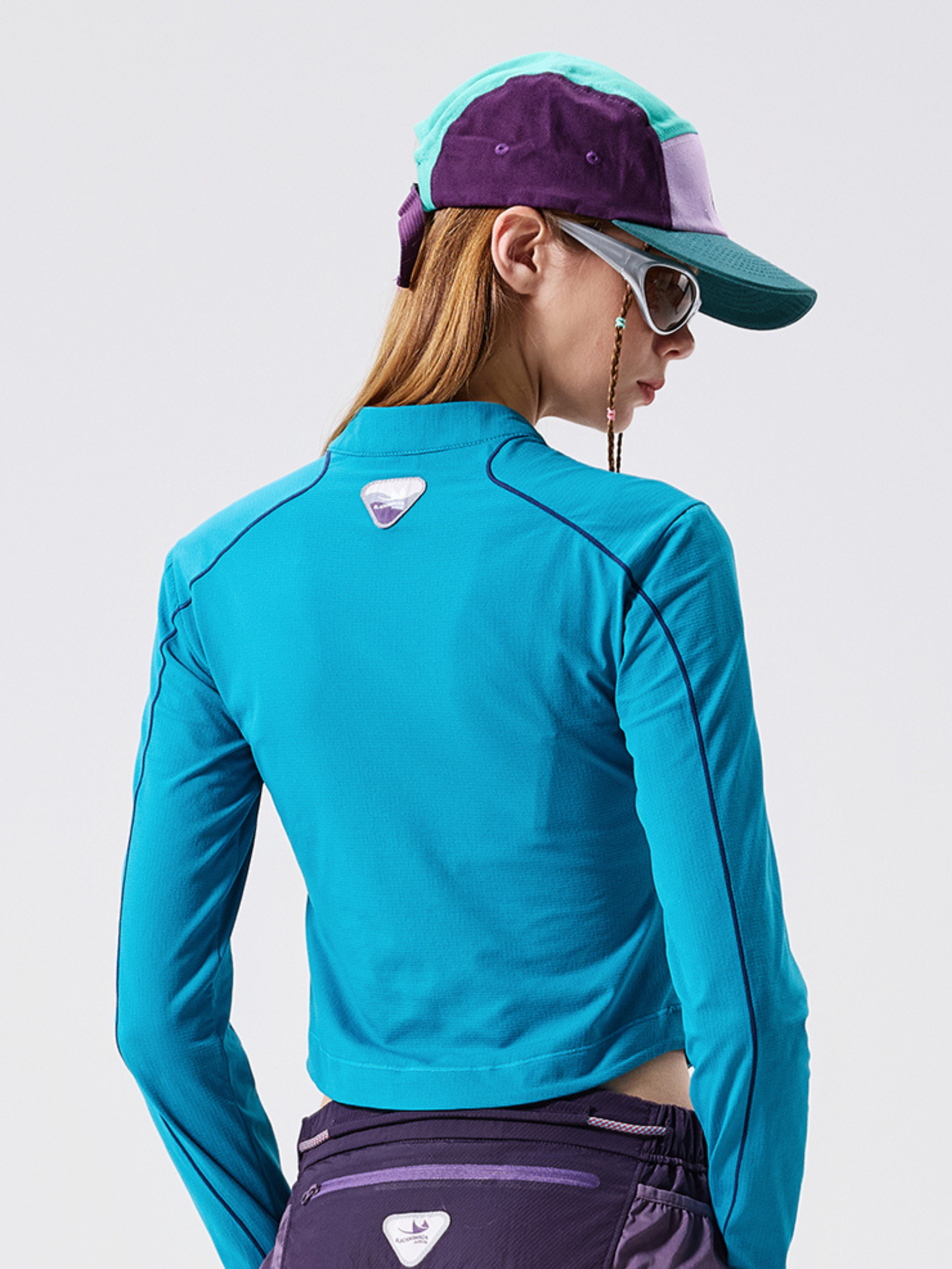 Frostthorn - Women's Half-Zip Mock Neck Yoga & Training Long Sleeve Tee