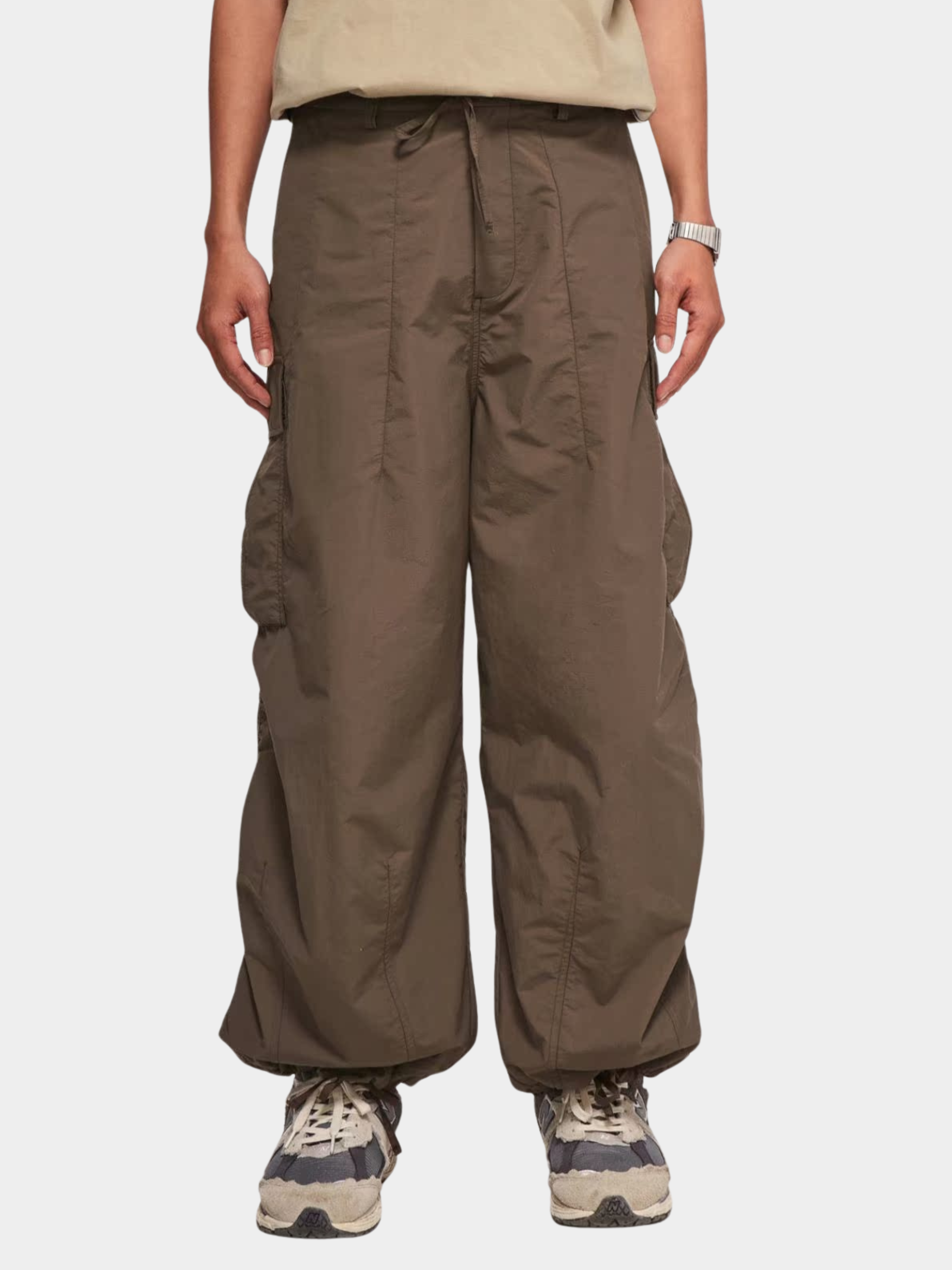 FireChair - Unisex Plaid Loose-Fit Utility Wide-Leg Pants