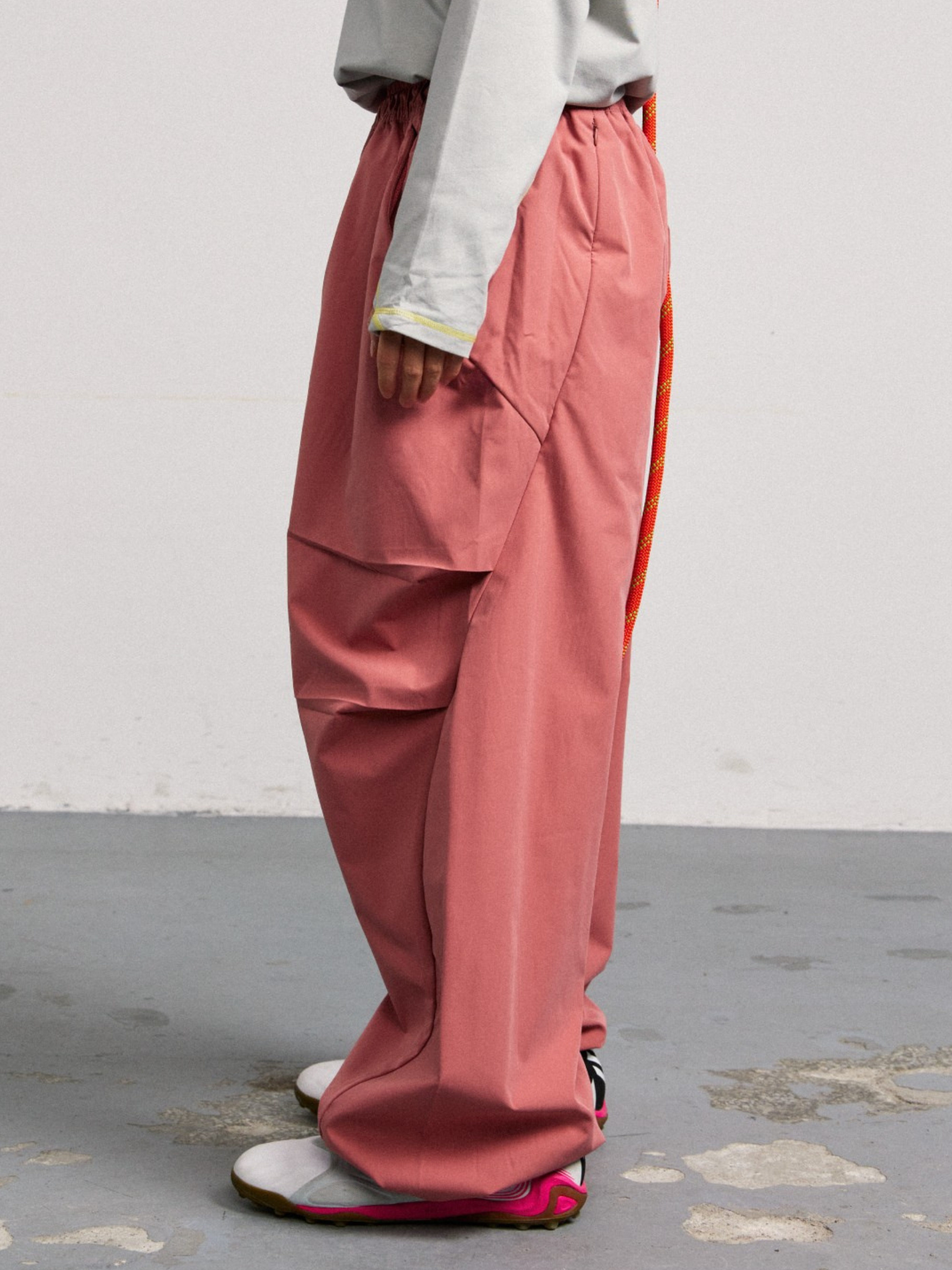 Echofall - Unisex Dopamine-Toned Curved Utility Pants with Hidden Pockets GONGGAR SPORTS