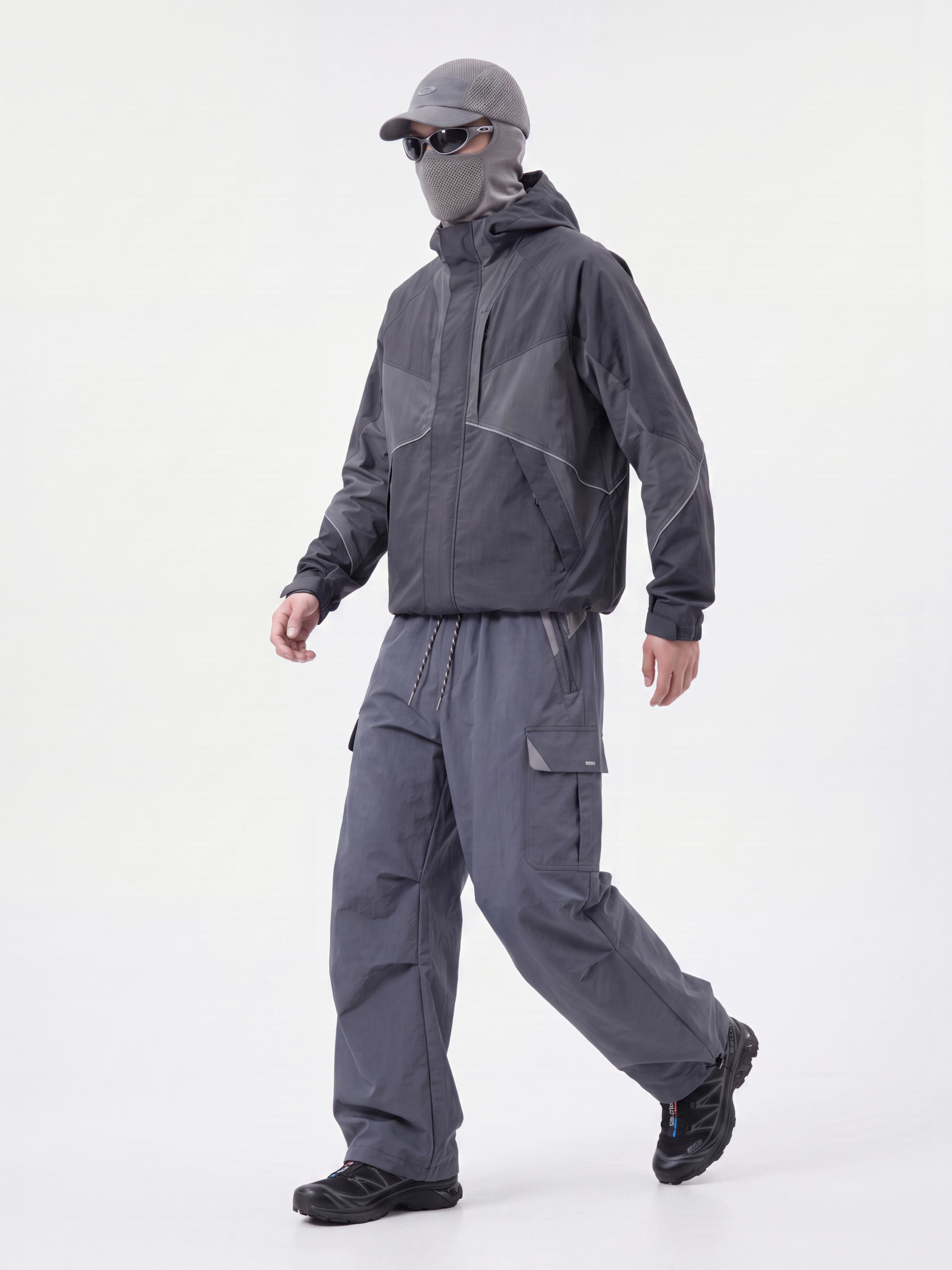 GloomVeil - Unisex Water-Repellent Lightweight Cargo Shell Pants