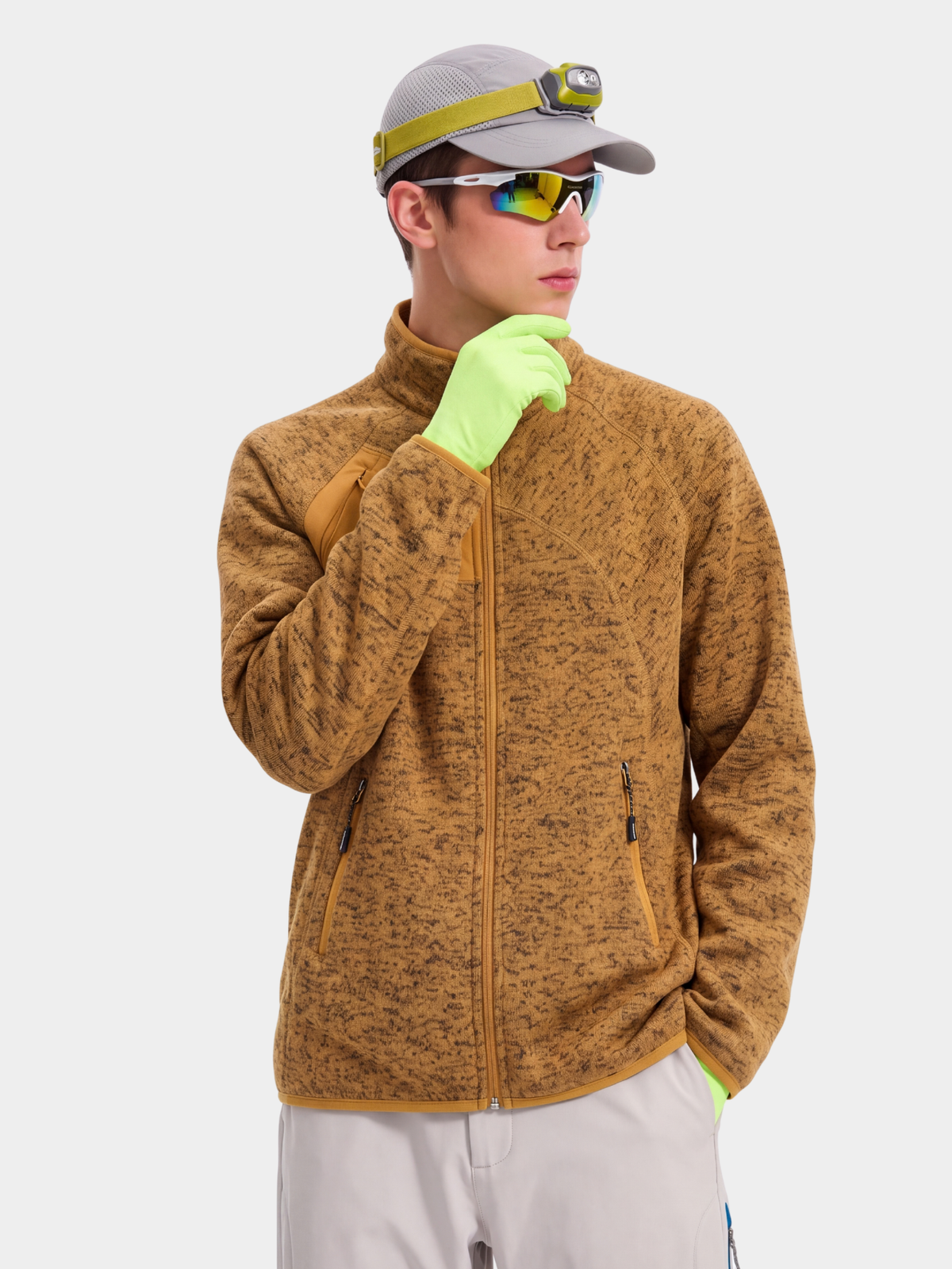 EdgeGlide - Unisex Wrinkle-Resistant Lightweight Thermal Fleece Jacket