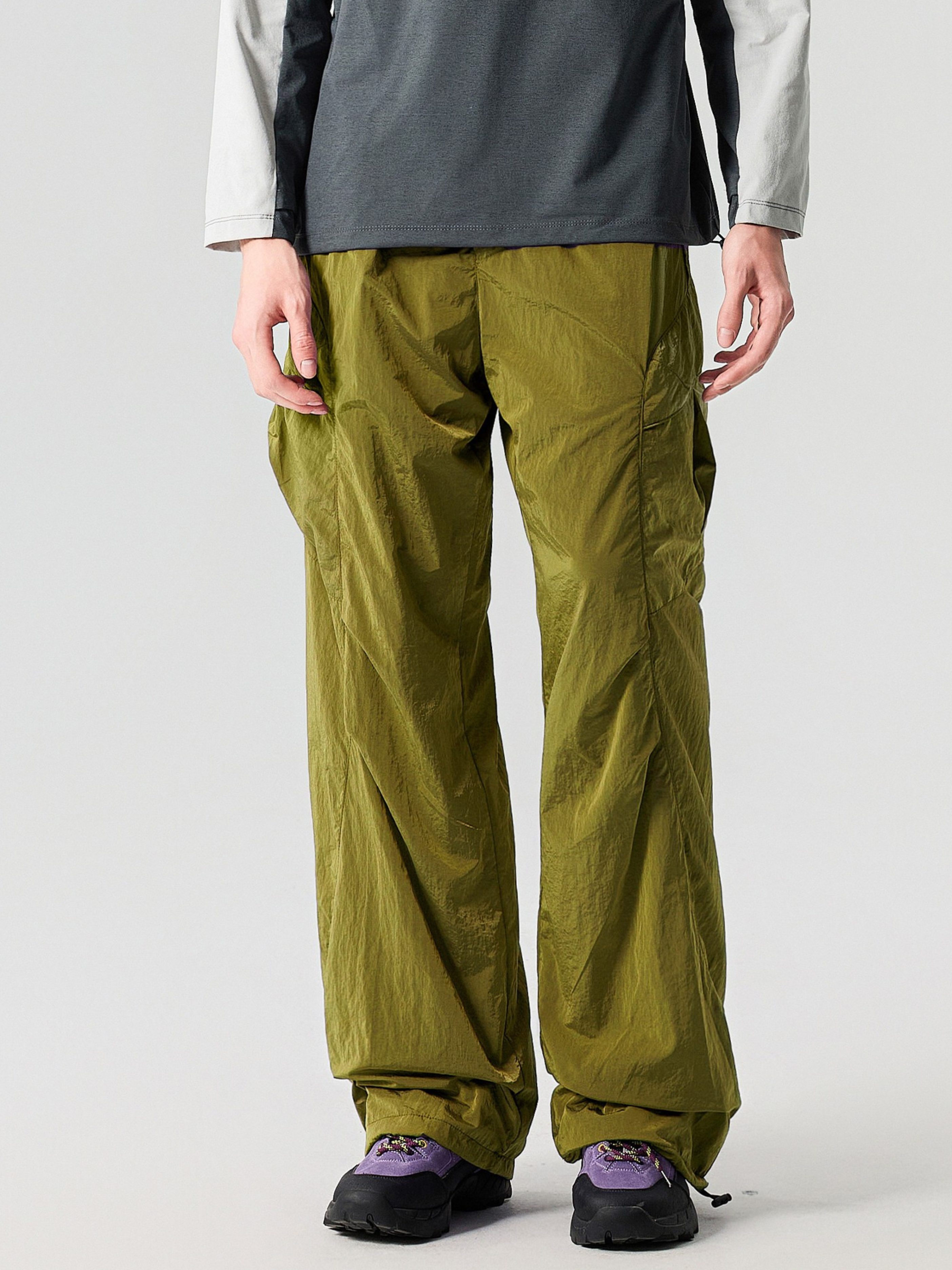 Emberwhisper - Unisex Metal Nylon Lightweight 3-Proof Cargo Pants