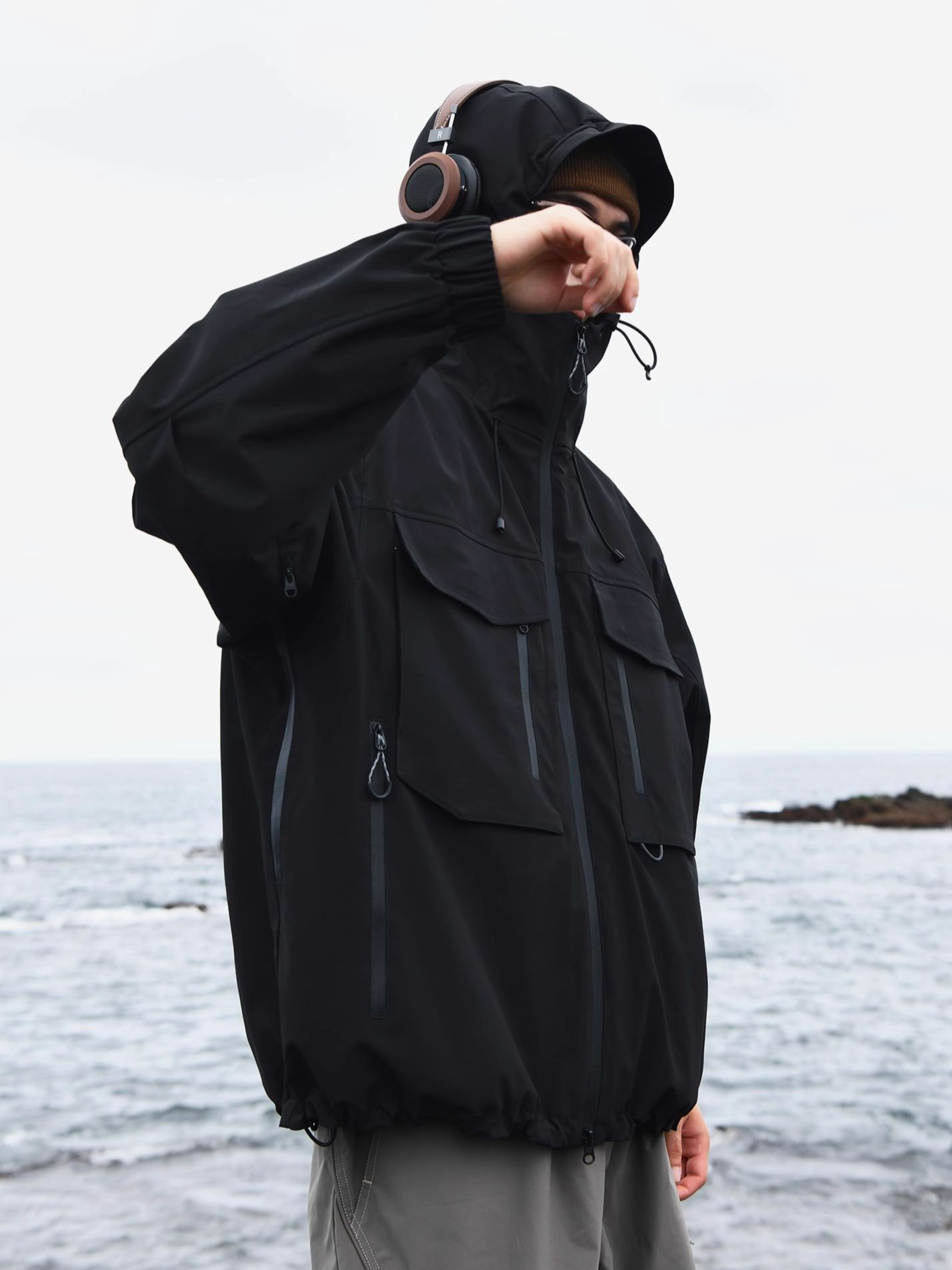 CanyonLife - Unisex Hard Shell Waterproof Outdoor Jacket