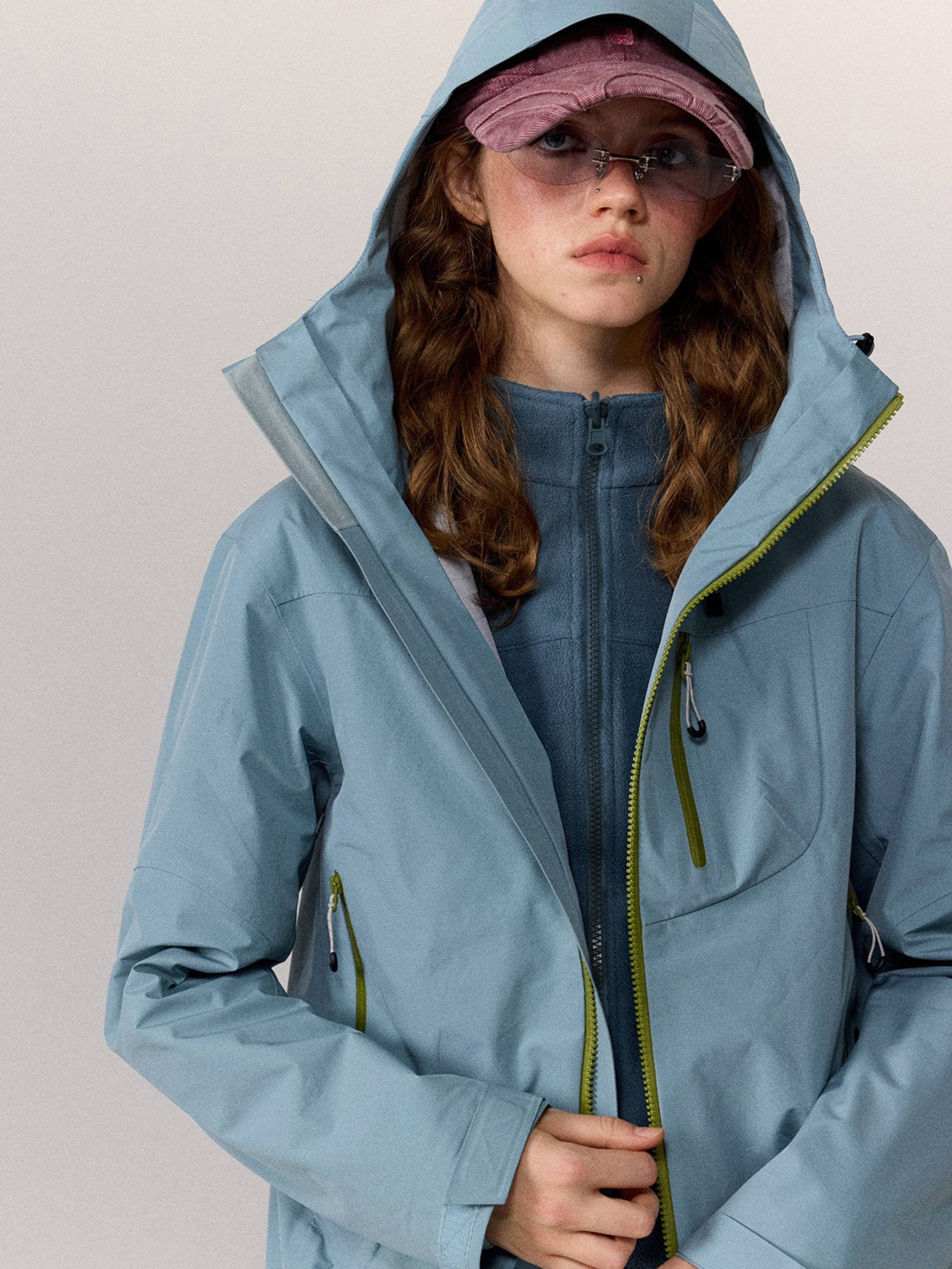 Emberpath - Unisex's Waterproof 3-in-1 Fleece Hard Shell Jacket