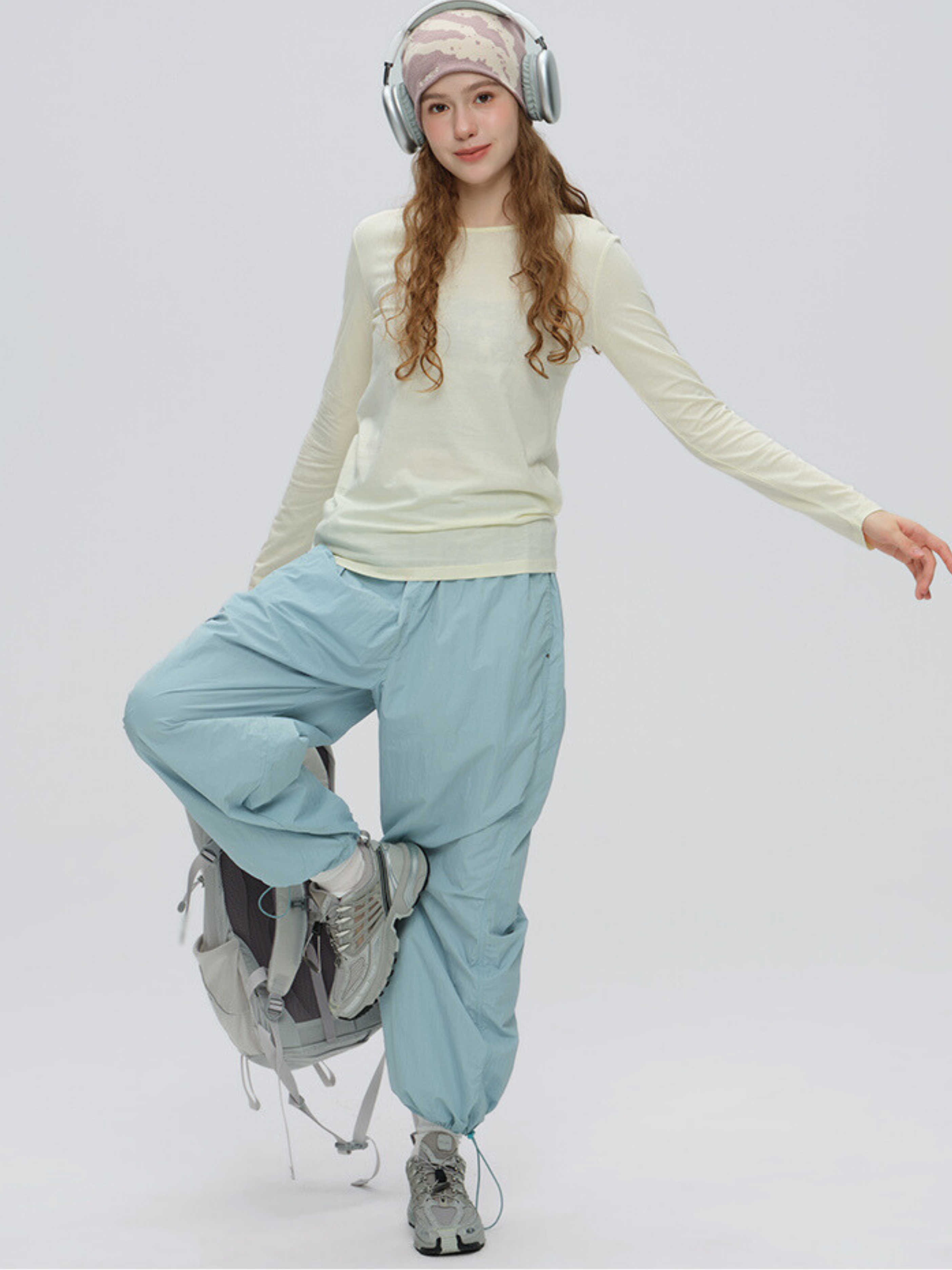 Cavewatch - Women's Water-Repellent Elastic-Waist Nylon Pants