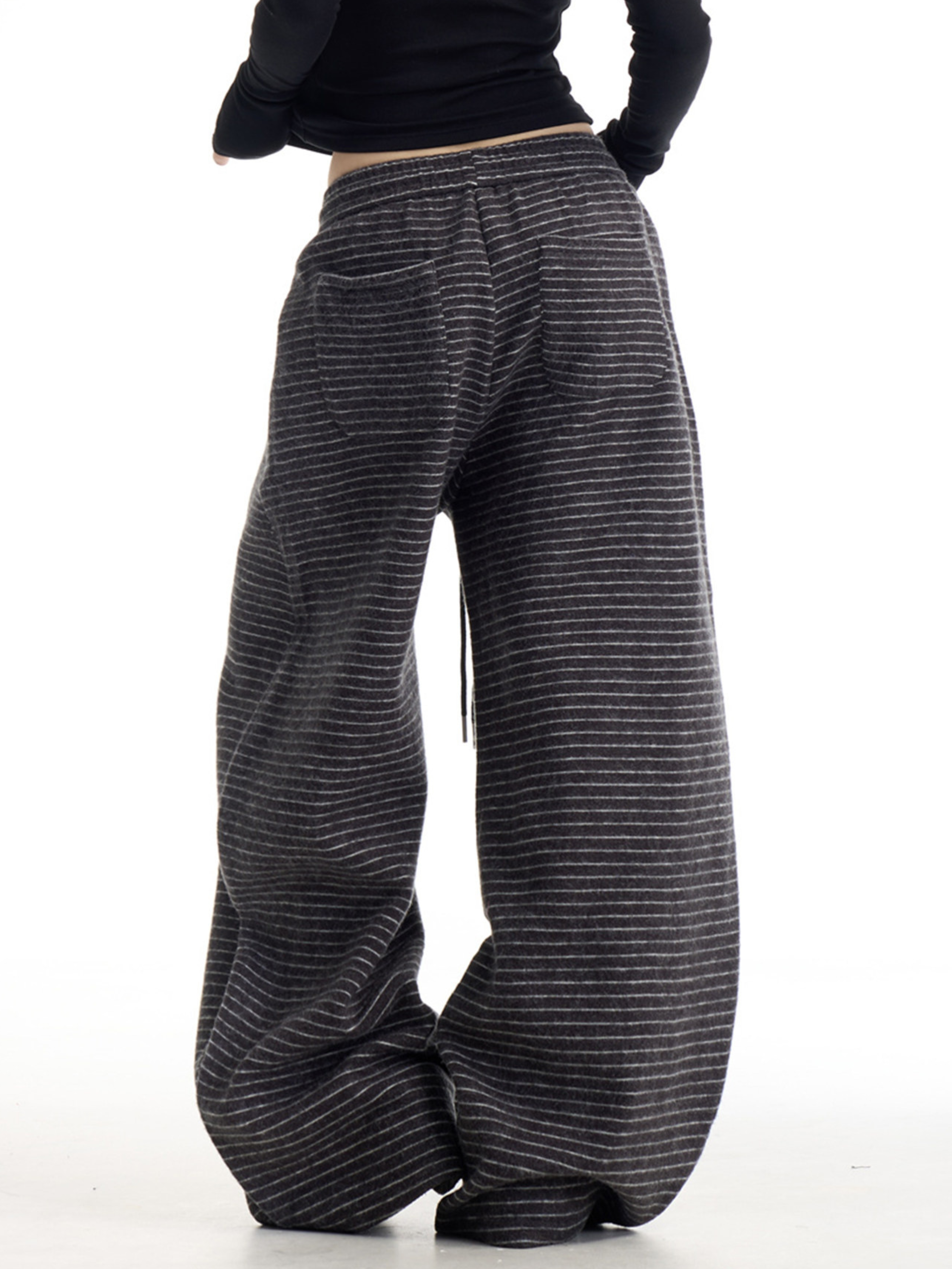 Emberburn - Women's Striped Wide-Leg Casual Pants