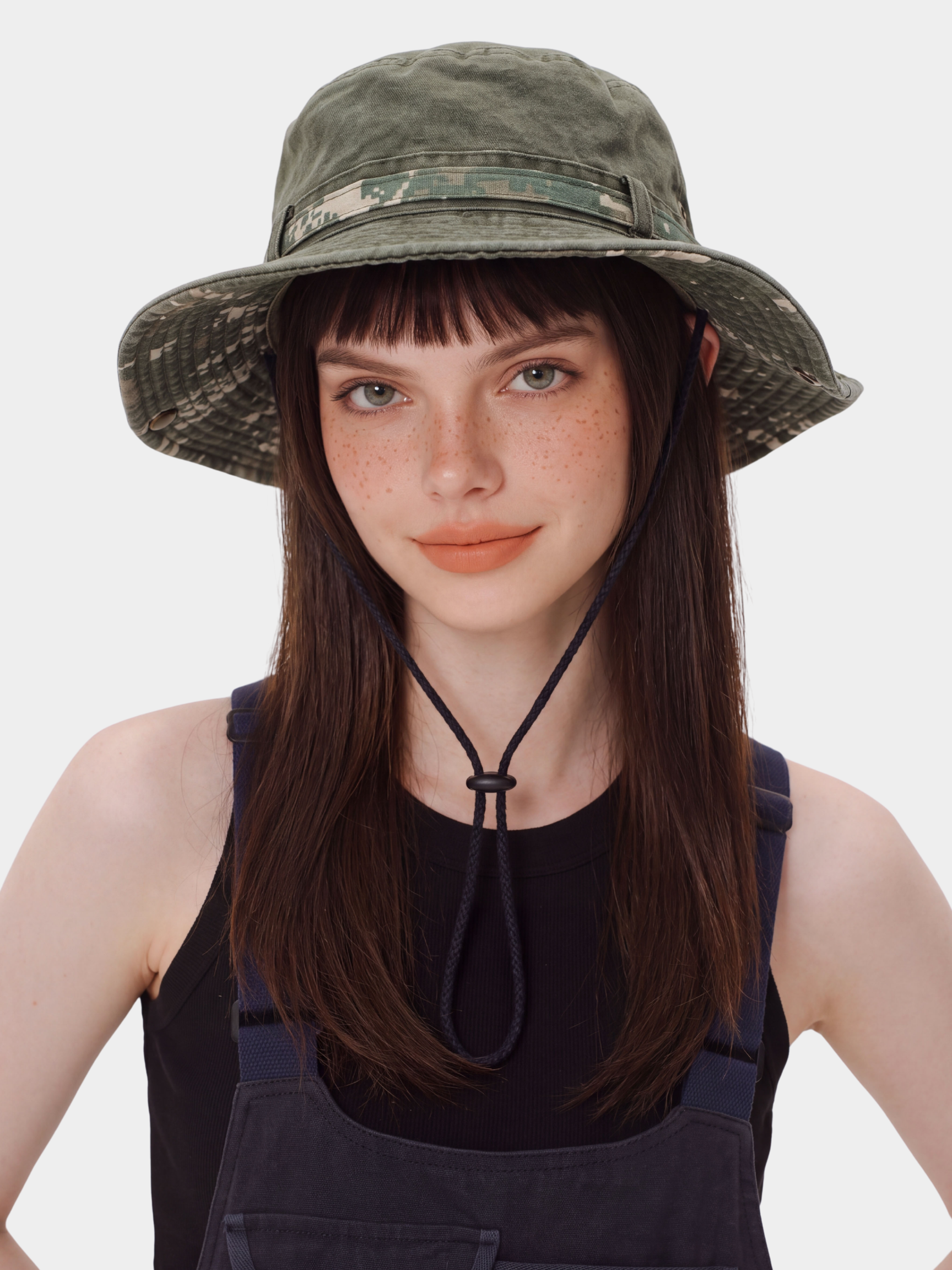 FadeCam - UPF50+ Protection Washed Camouflage Sun Bucket Hat