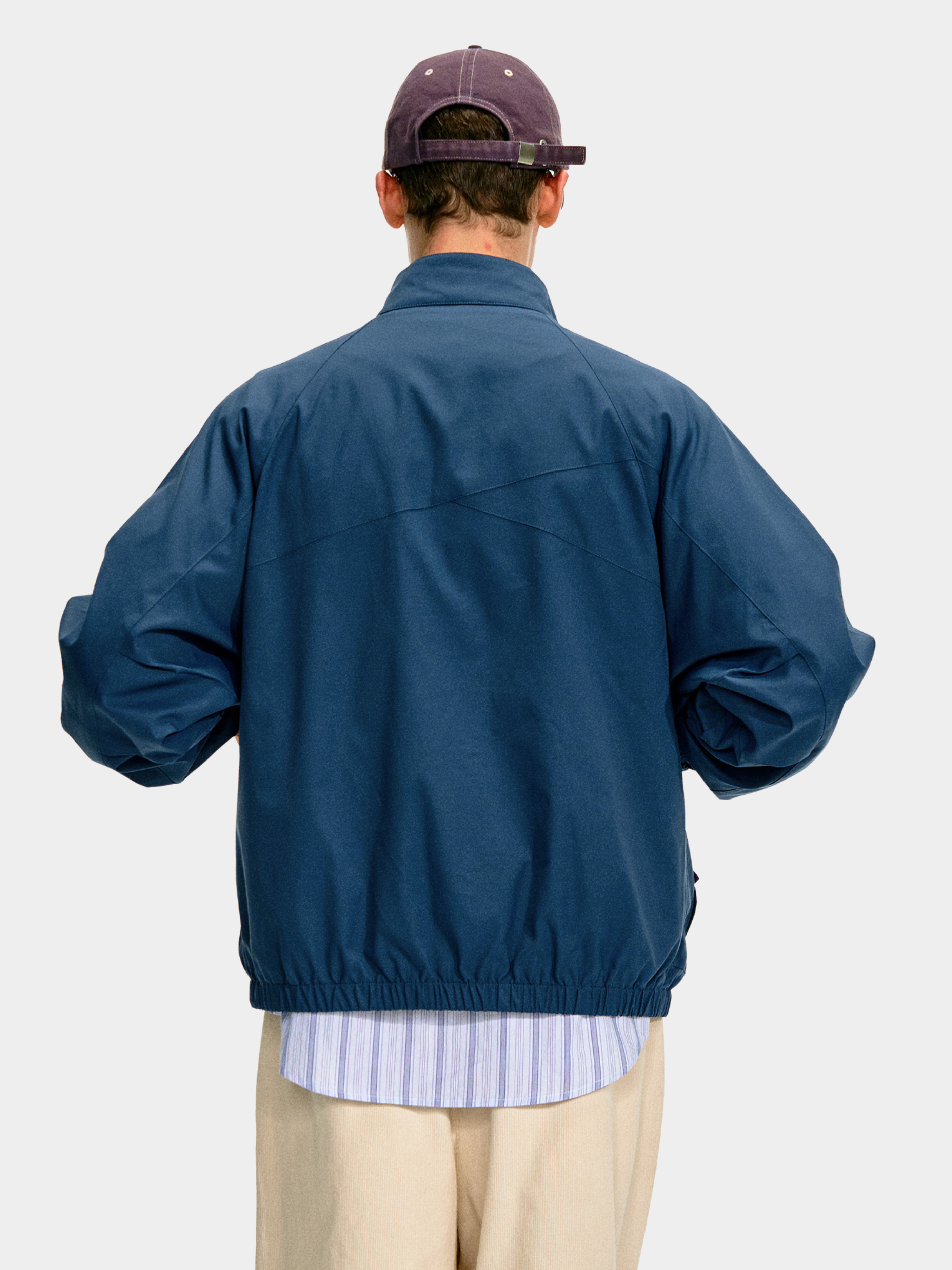 Firewhisper - Unisex Colorblock Stand-Collar Harrington Jacket