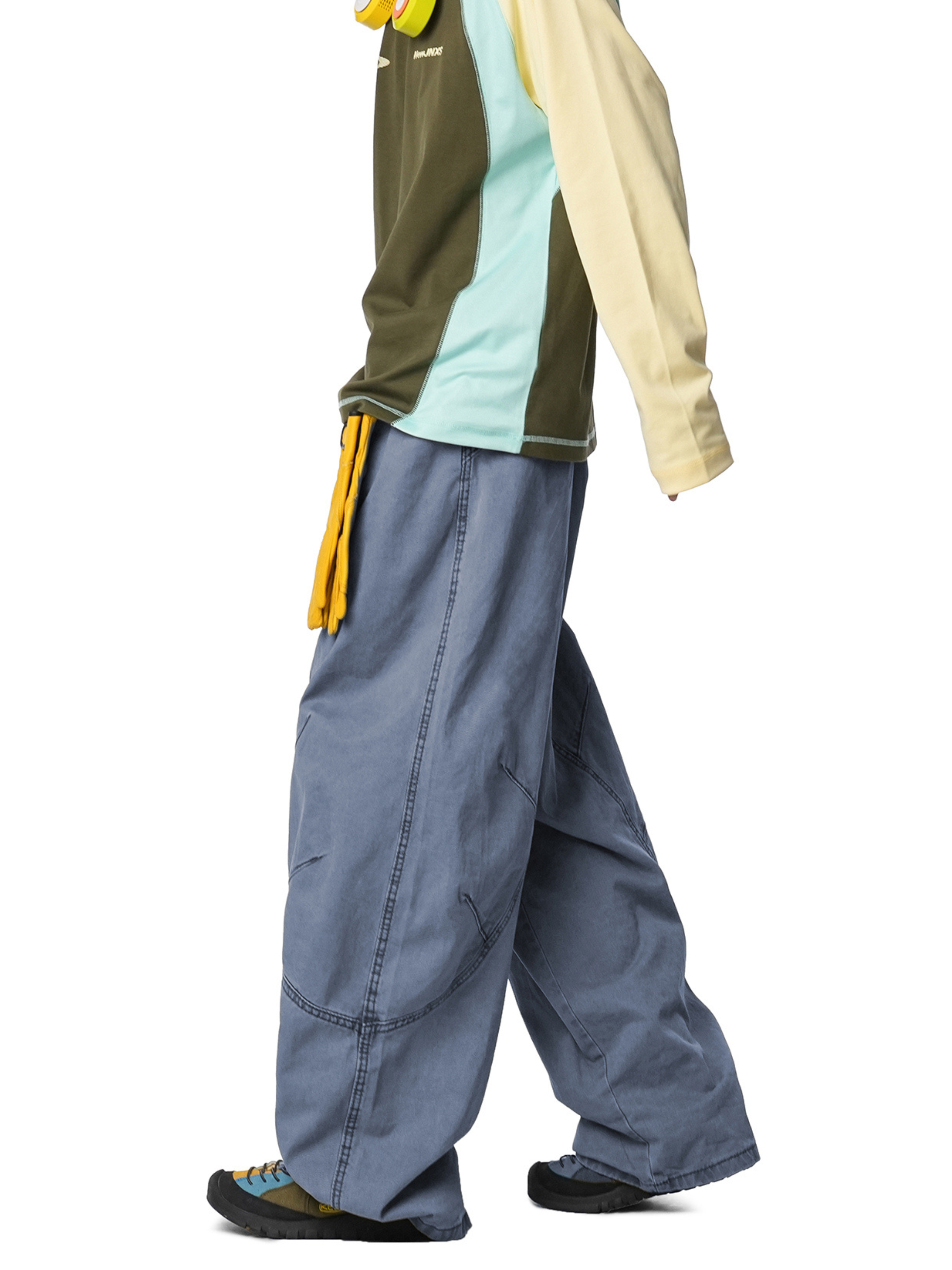 Freewind - Men's Pure Cotton Straight-Leg Loose Scimitar Pants