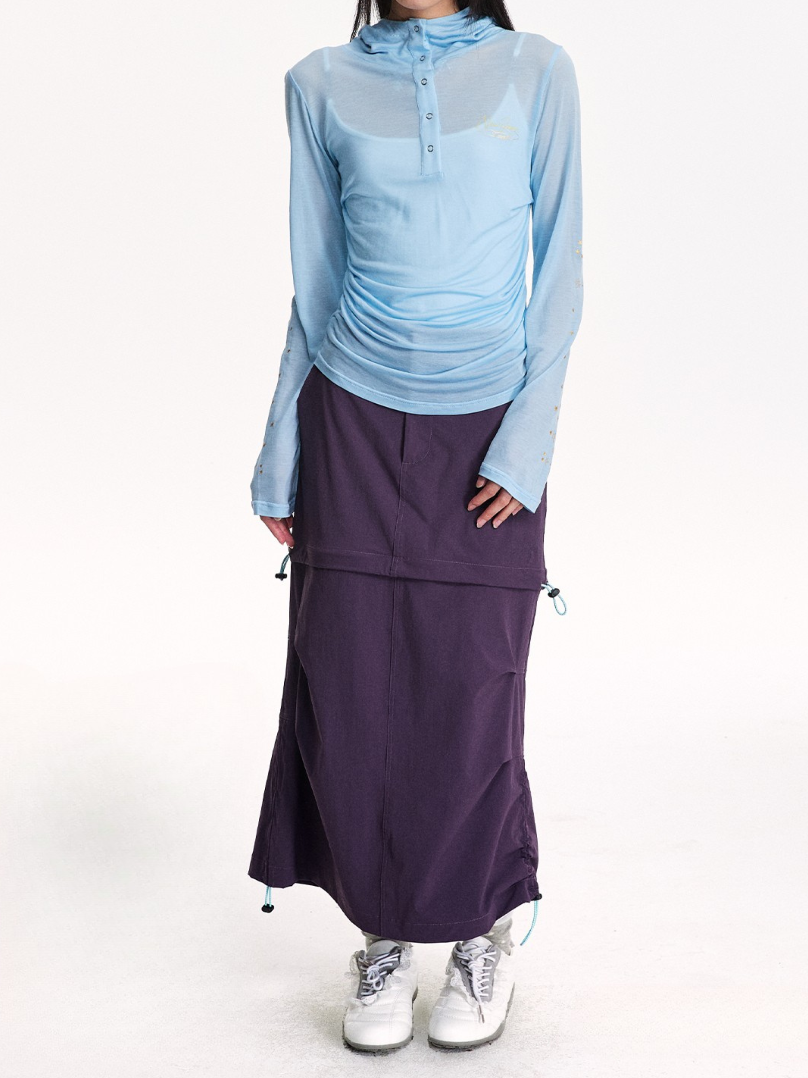 Emberfield - Women's Water-Repellent Detachable-Hem Utility Skirt