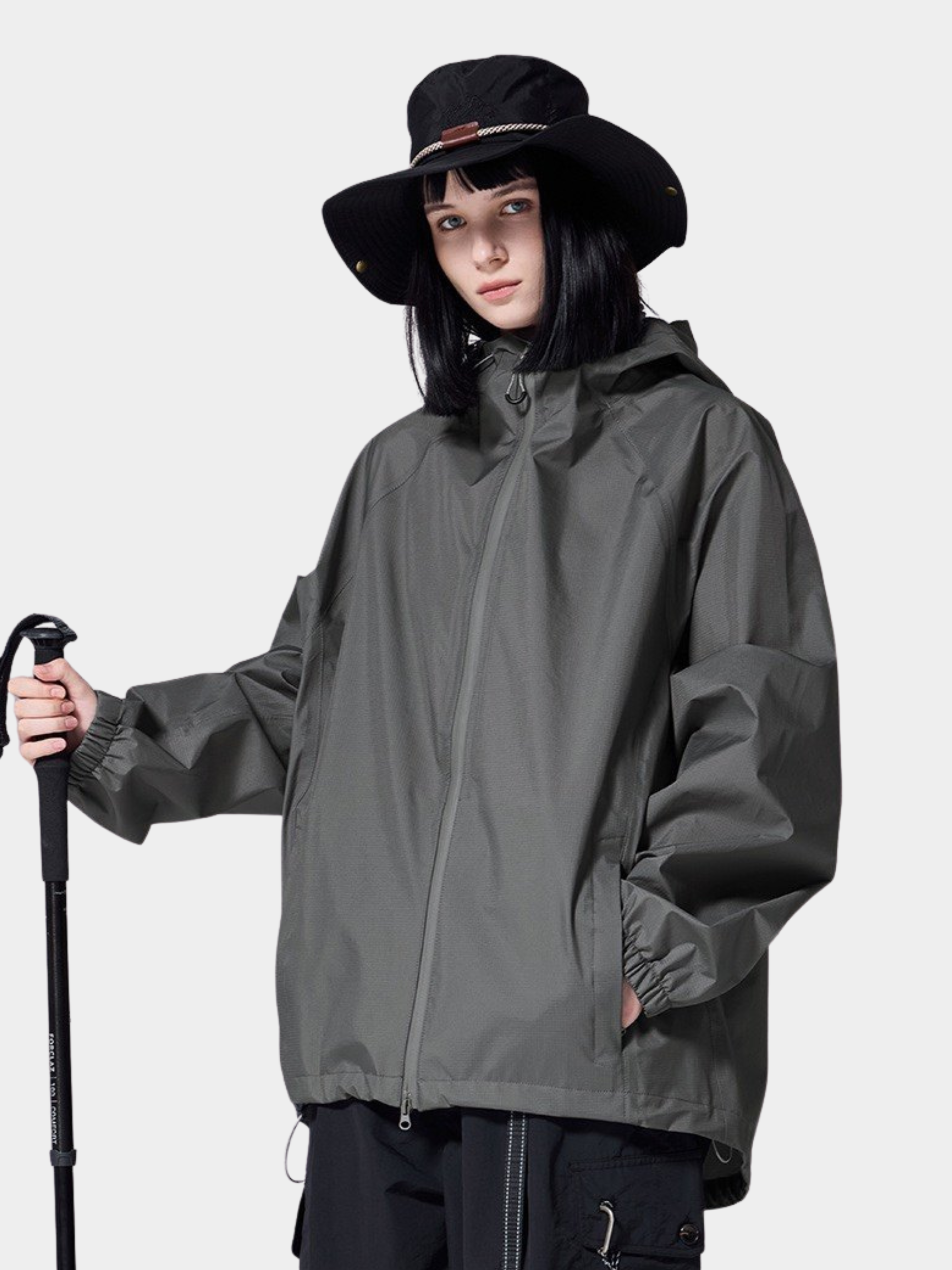 AshMode - Unisex 12K Waterproof Lightweight 3-Layer Hard Shell Jacket
