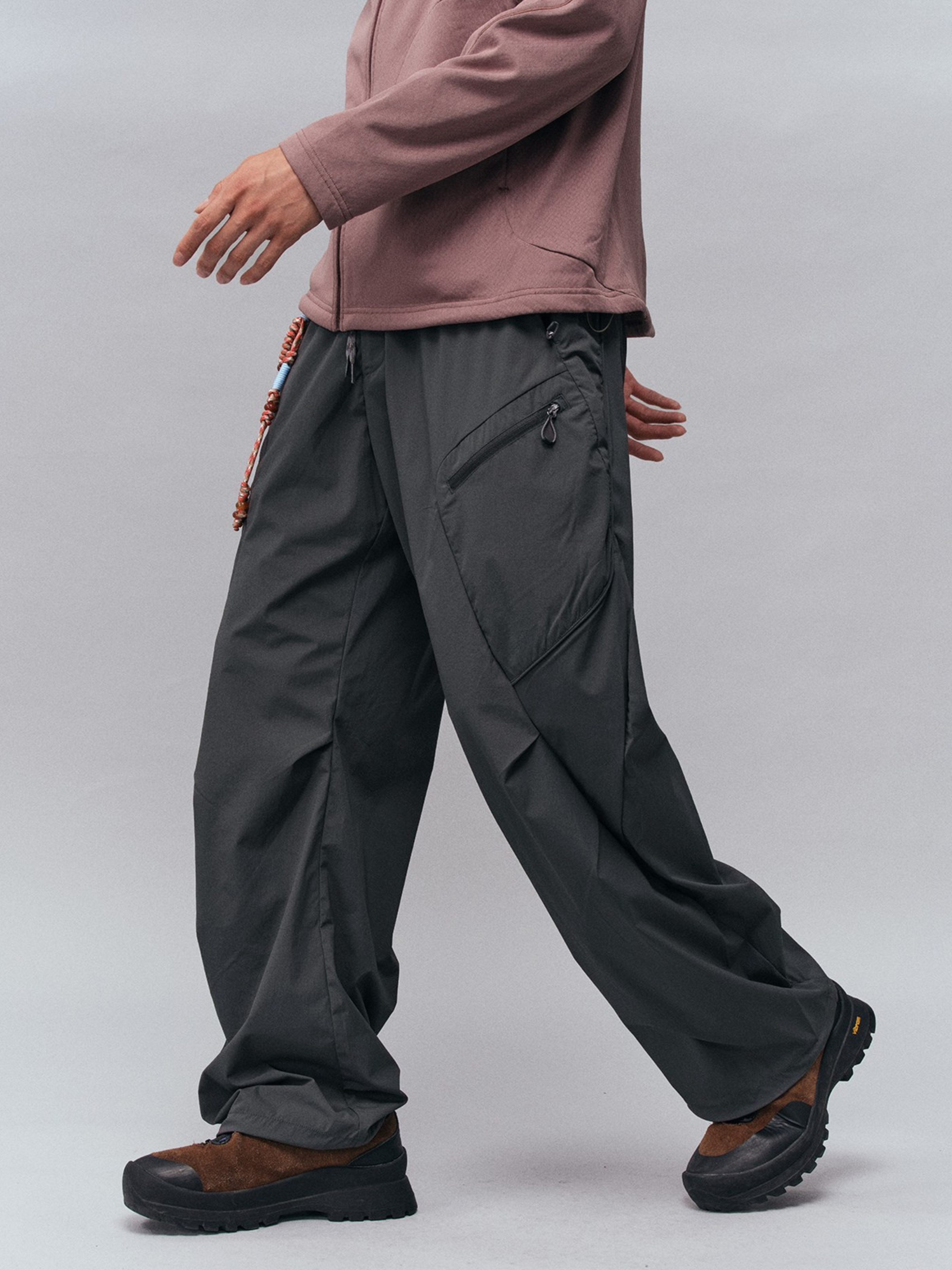 Emberfire - Unisex Water-Repellent Multi-Pocket Drawstring Utility Pants