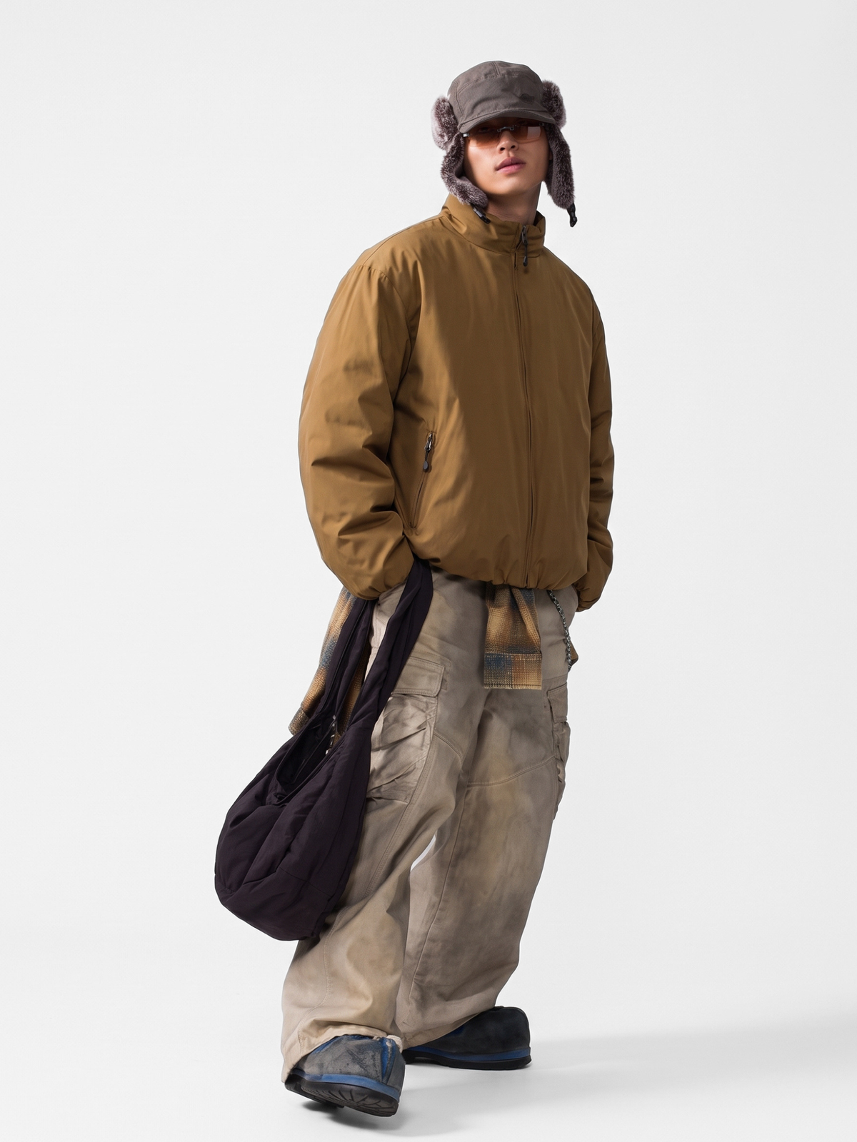 Thawpath - 90% White Duck Down Stand Collar Jacket