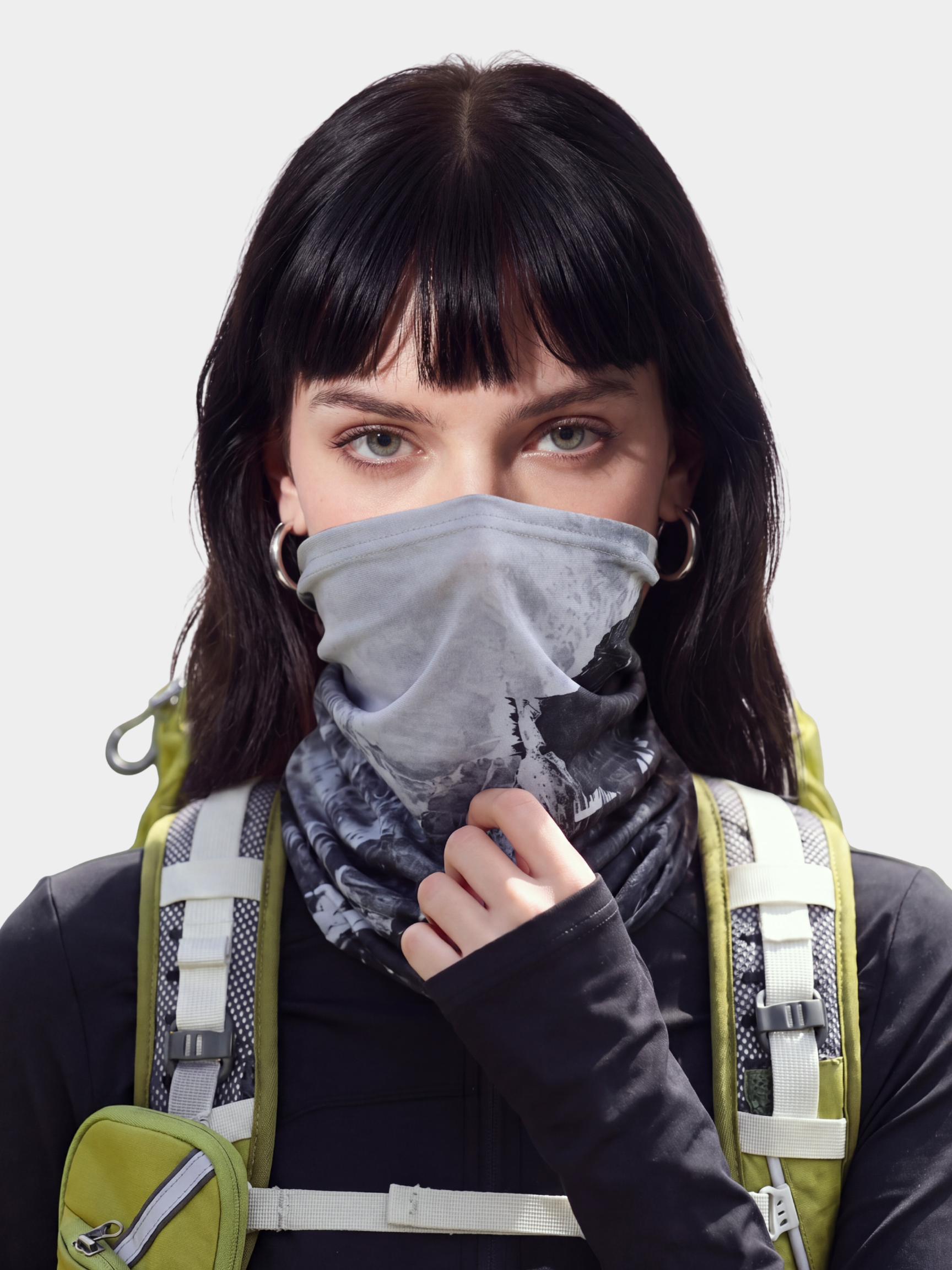 FrostDrift - UPF50+ Cooling Quick-Dry Sun Protection Face Cover