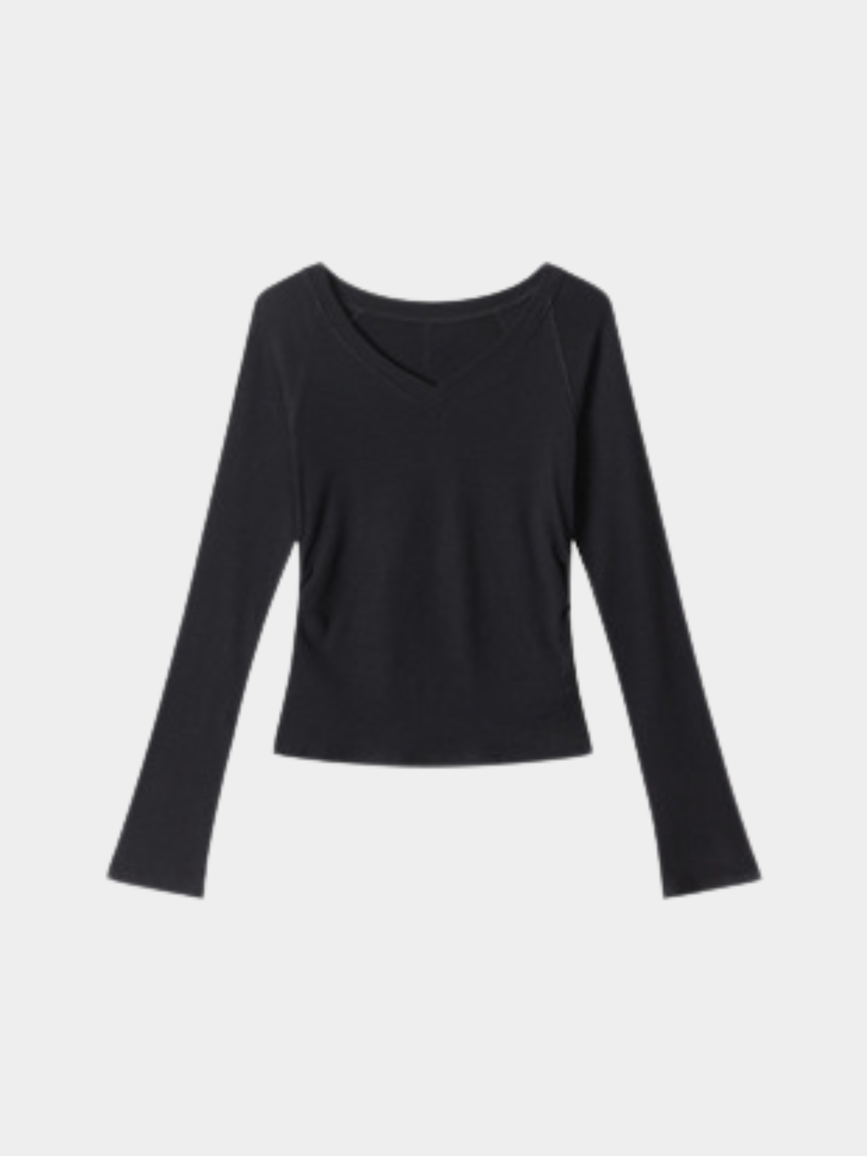 Frostfrost - Women's V-Neck Raglan Slim-Fit Long Sleeve Tee