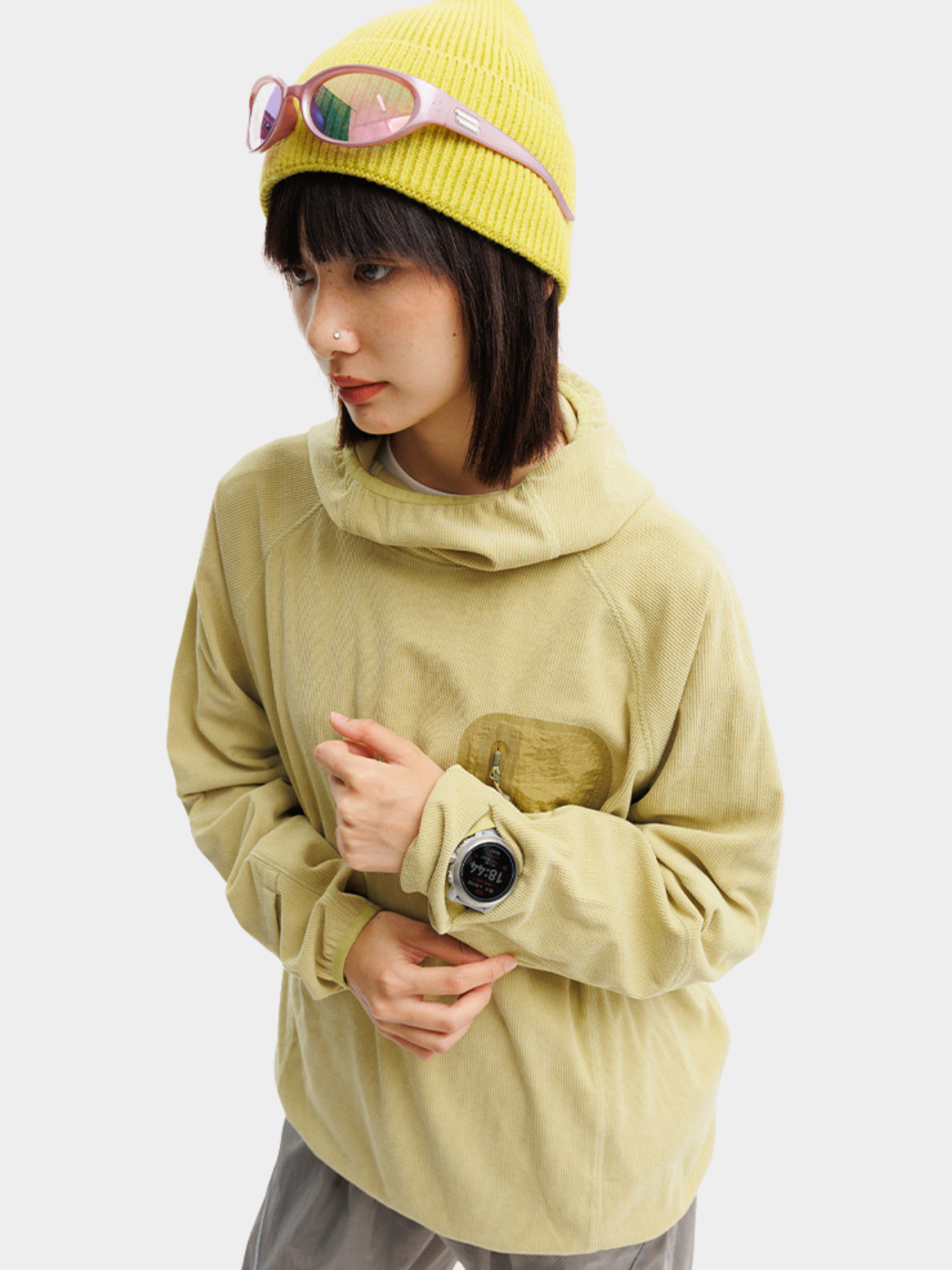 Crag - Unisex Moisture-Wicking High Neck Hoodie Base Layer