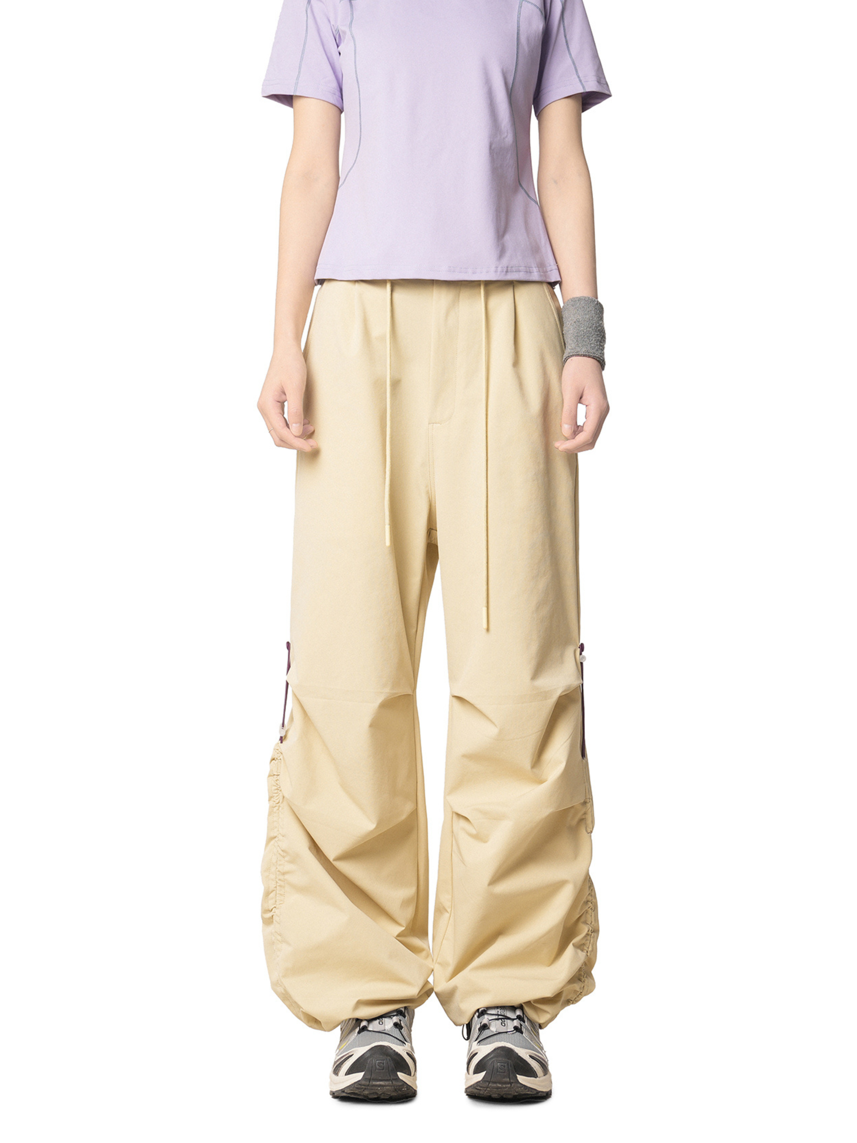 Firetrail - Women's Side Drawstring Ruched Cargo Pants