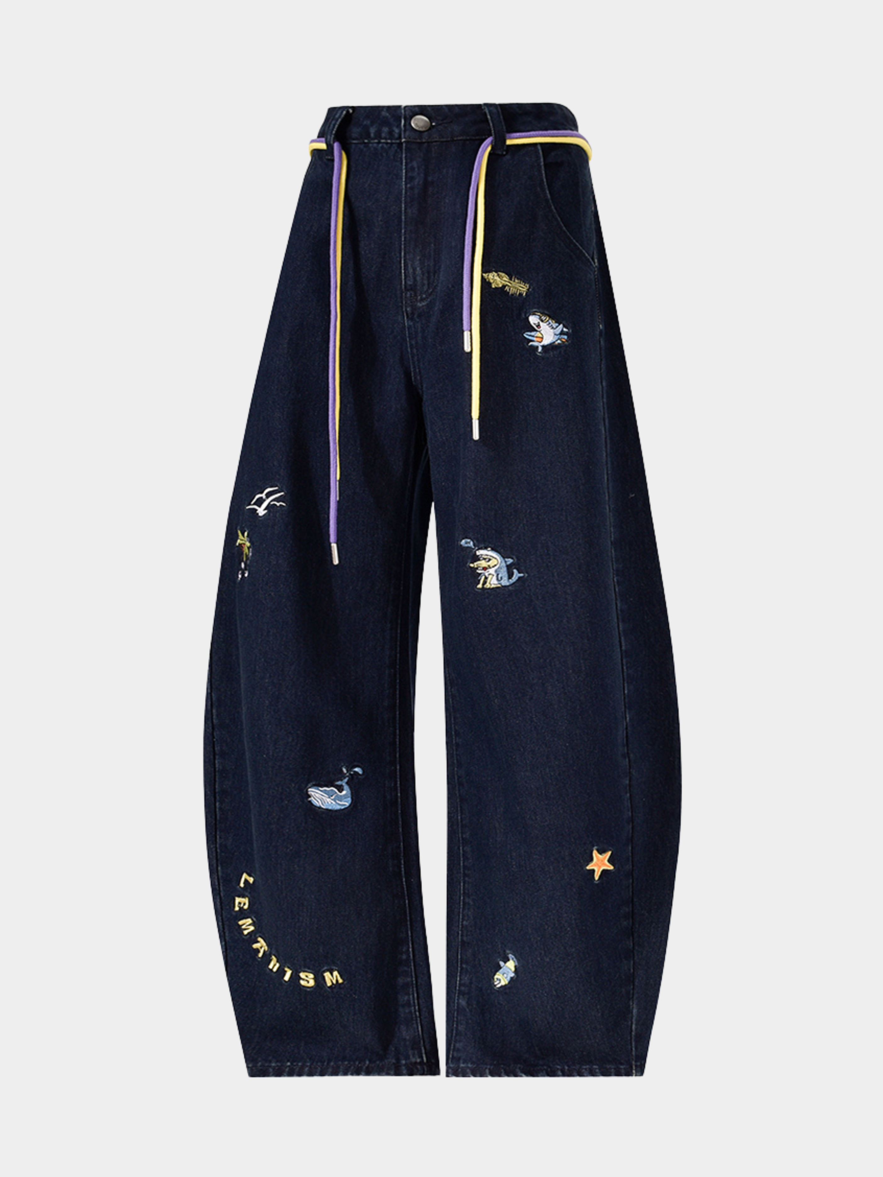 Expeditionary - Women's Playful Embroidered Straight Washed Denim Jeans