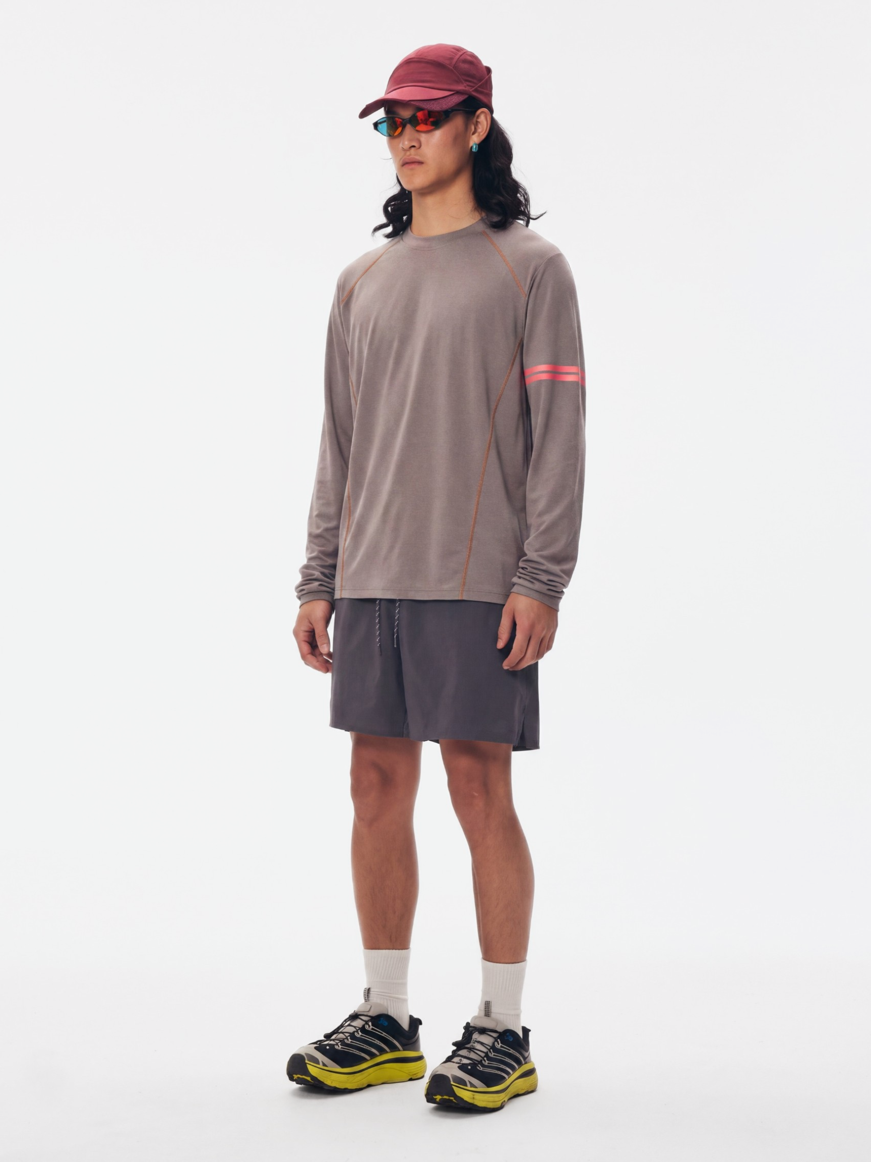QuietMove - Unisex Crew Neck Long Sleeve Athletic T-Shirt