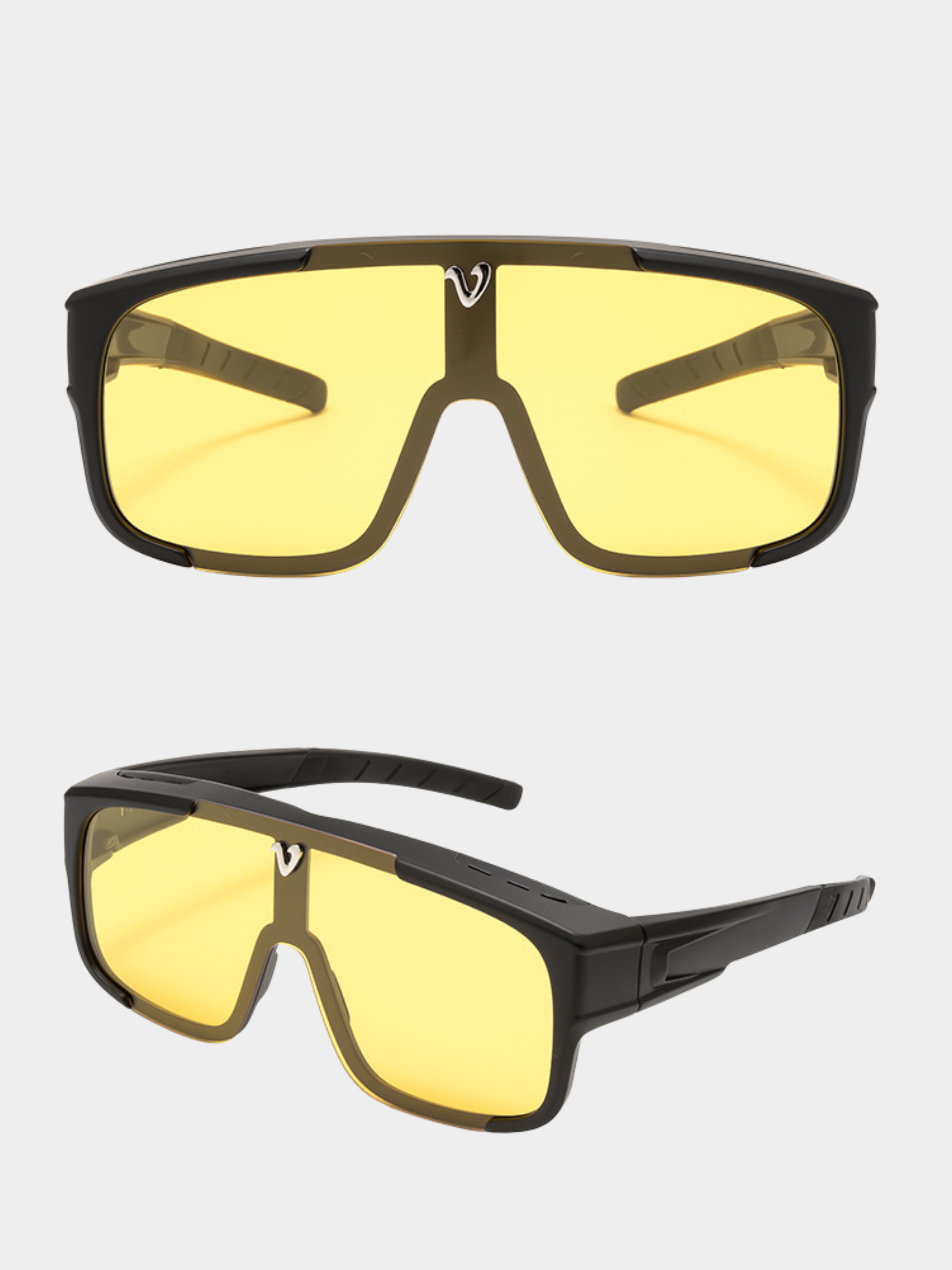 LynxMark - Unisex UV400+ Protection Over-Glasses Sports Goggles