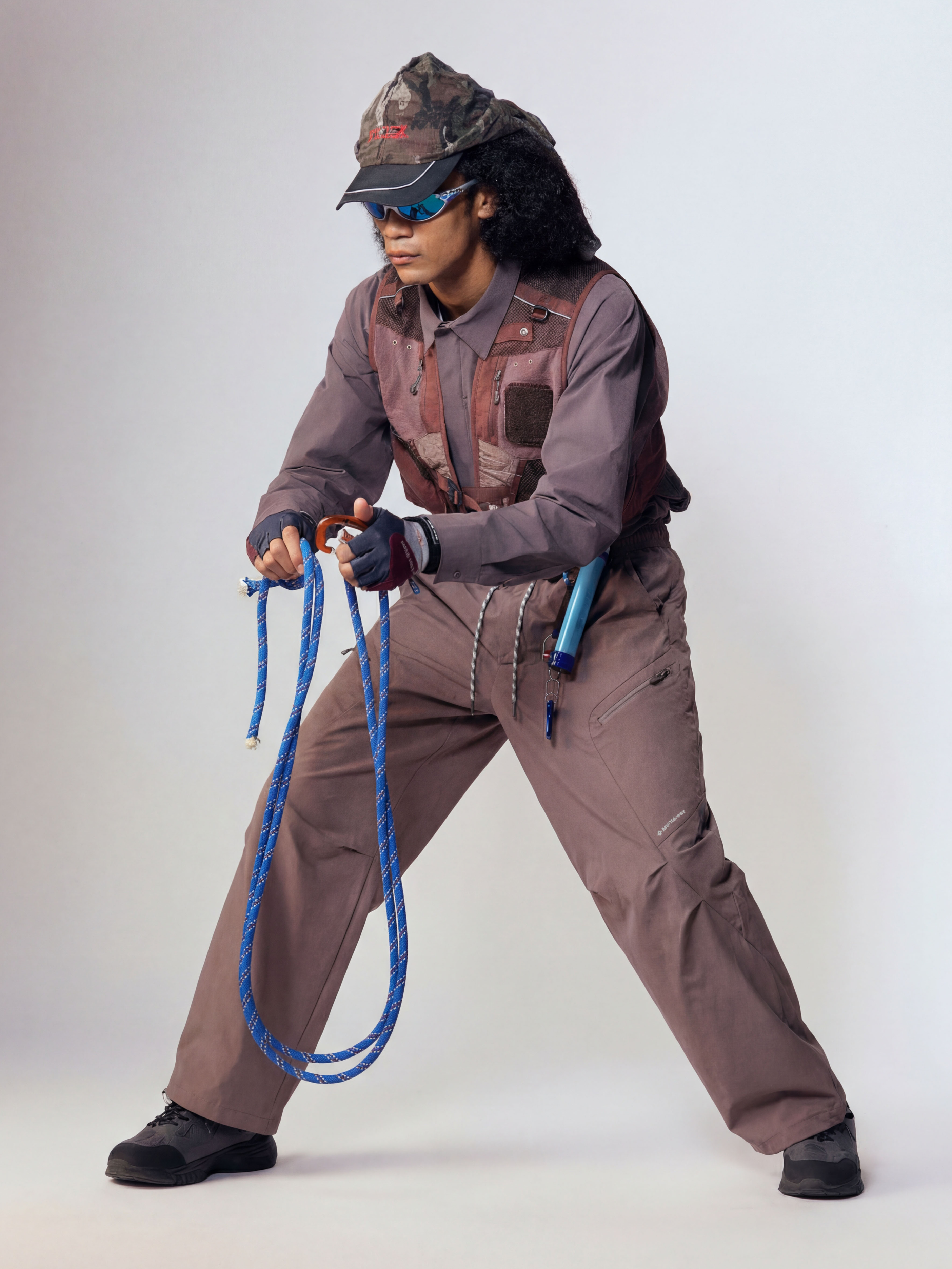 Emberfire - Unisex Water-Repellent Multi-Pocket Drawstring Utility Pants