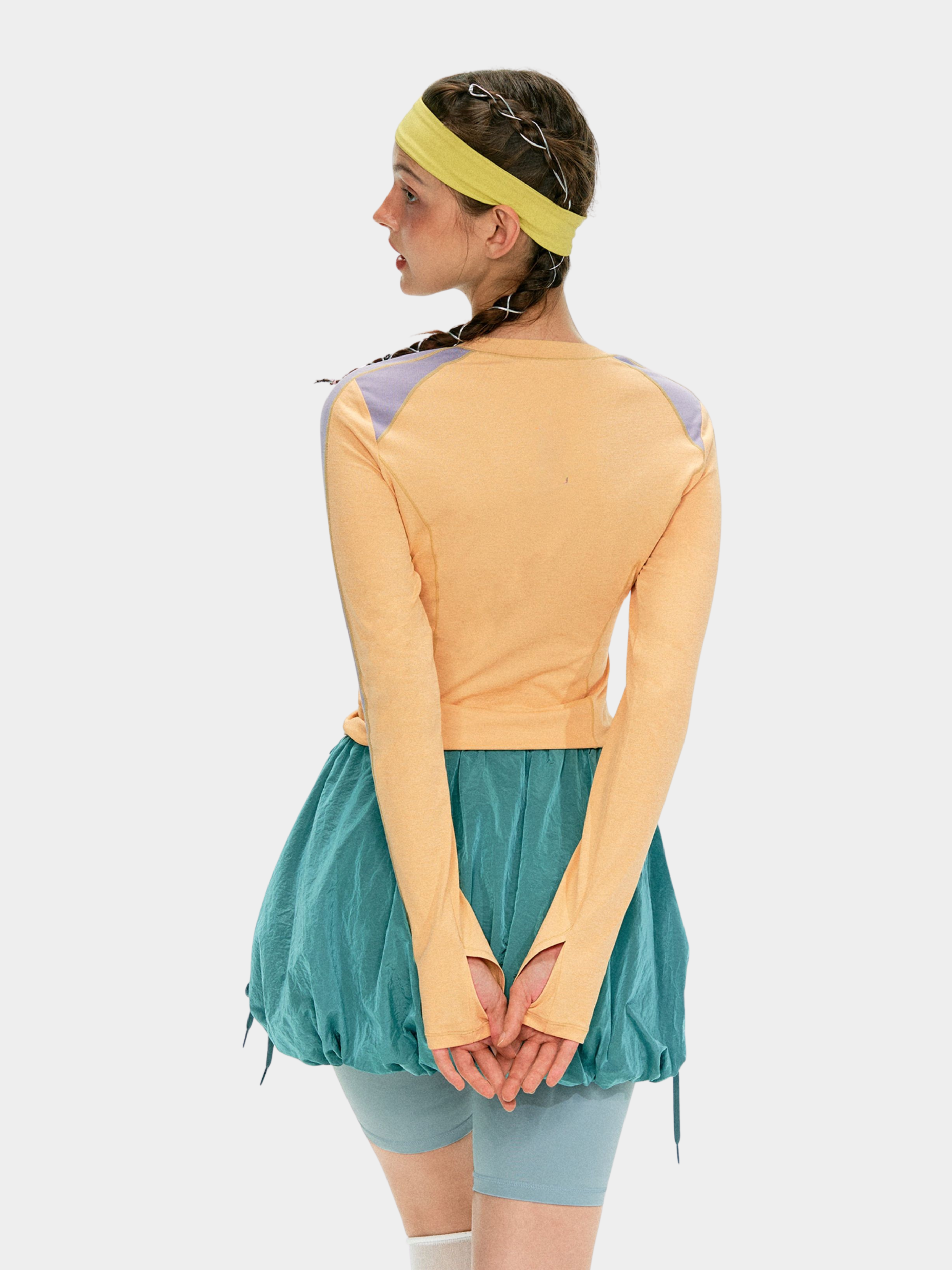 Moonfire - Moisture-Wicking Colorblock Fitted Base Layer Top