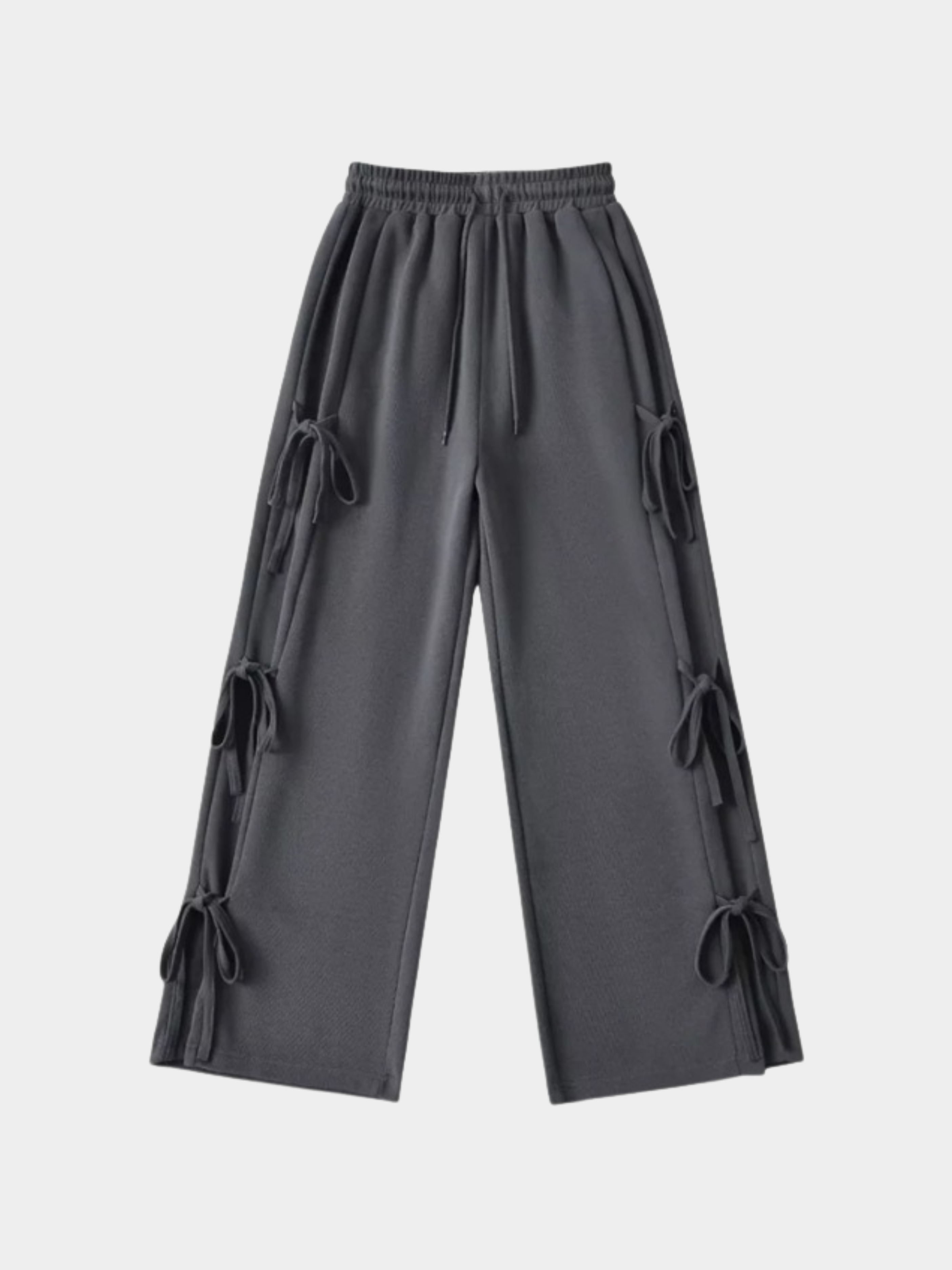 ThornPort - Women's Elastic Waist Butterfly Bow Loose Pants