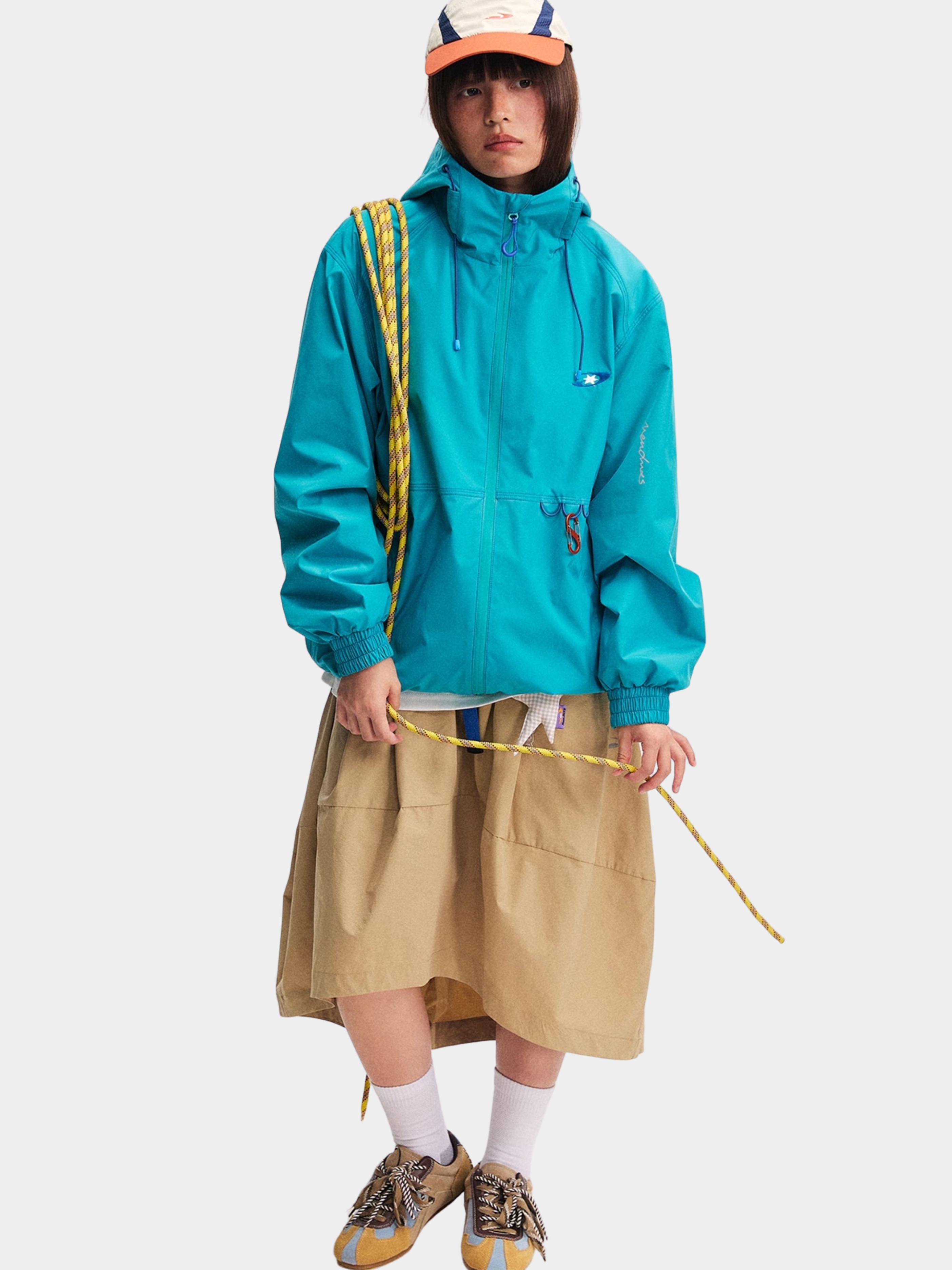 EchoDeck - Teflon® Triple-Defense Colorblock Drawstring Jacket