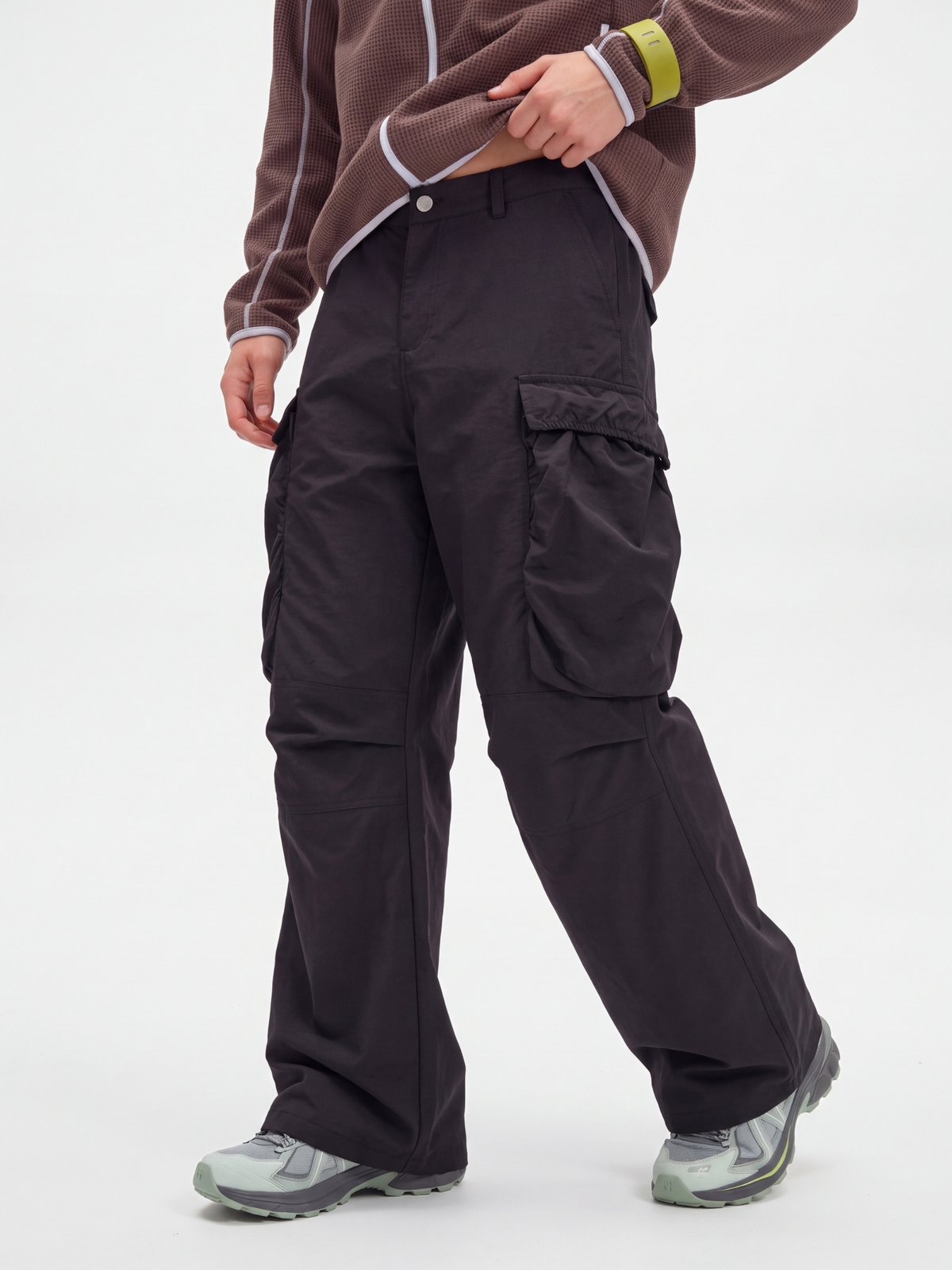 DualSway - Unisex Breathable Large Pockets Wide-Leg Cargo Pants